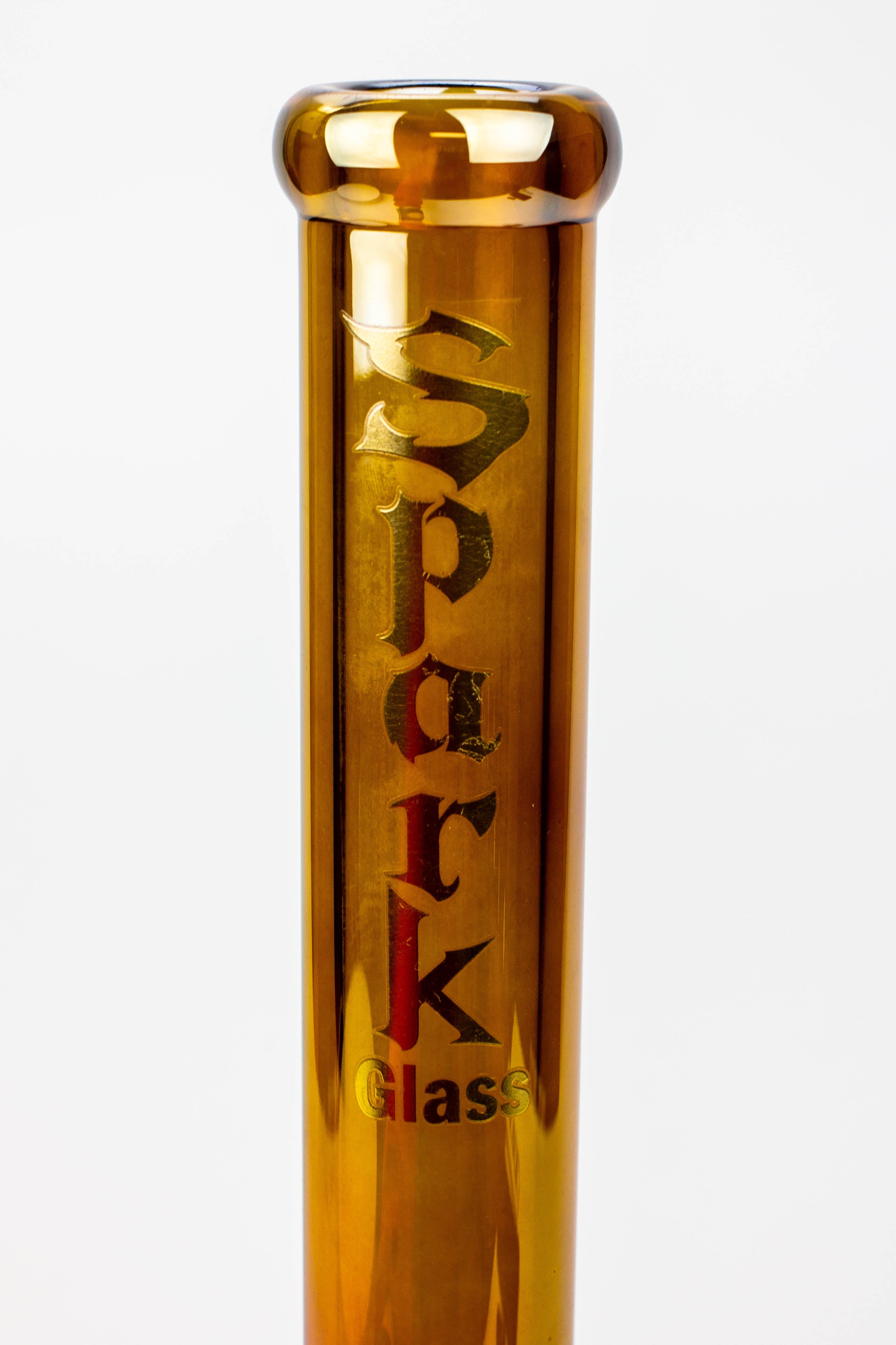 17.5" SPARK / 9 mm / Electroplated glass beaker bong