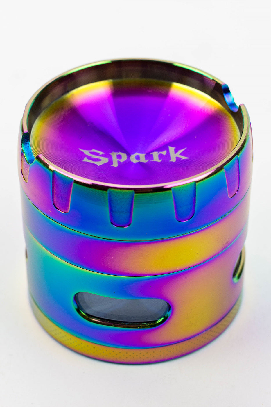 SPARK 4 Parts grinder with side window