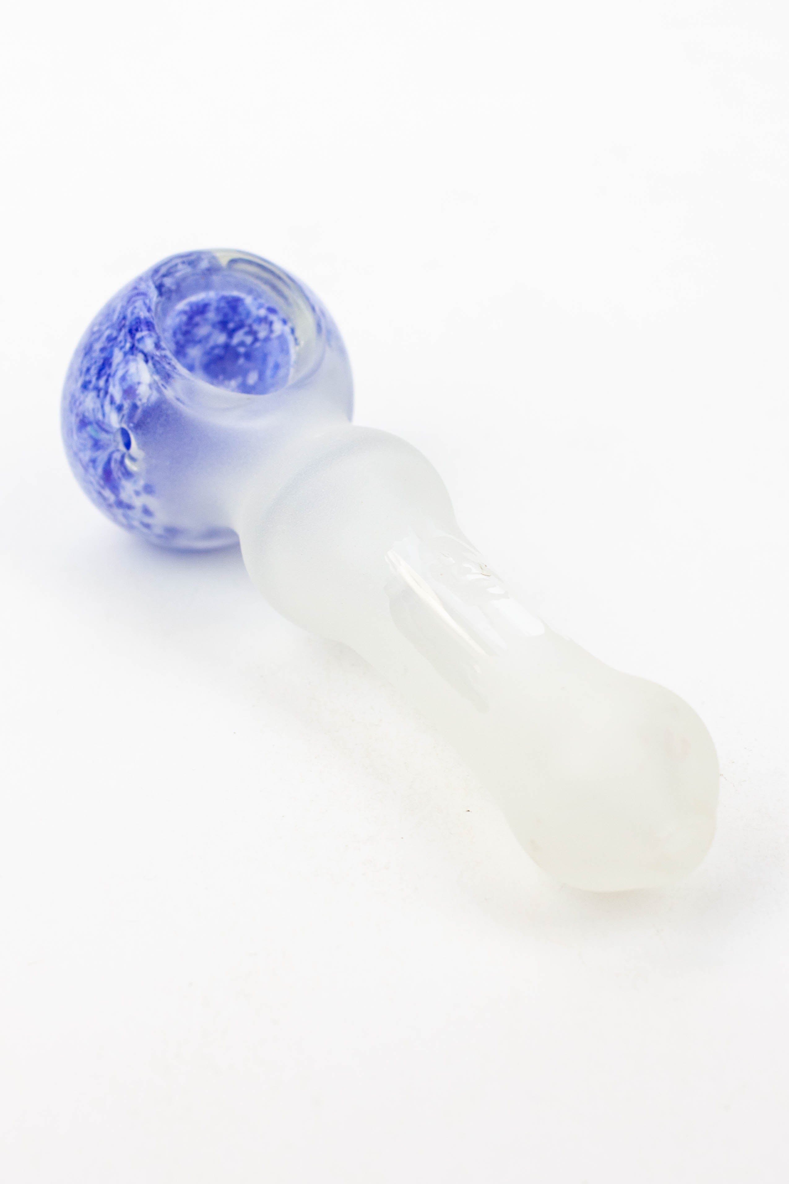 4.5" Frost soft glass hand pipe - 8699