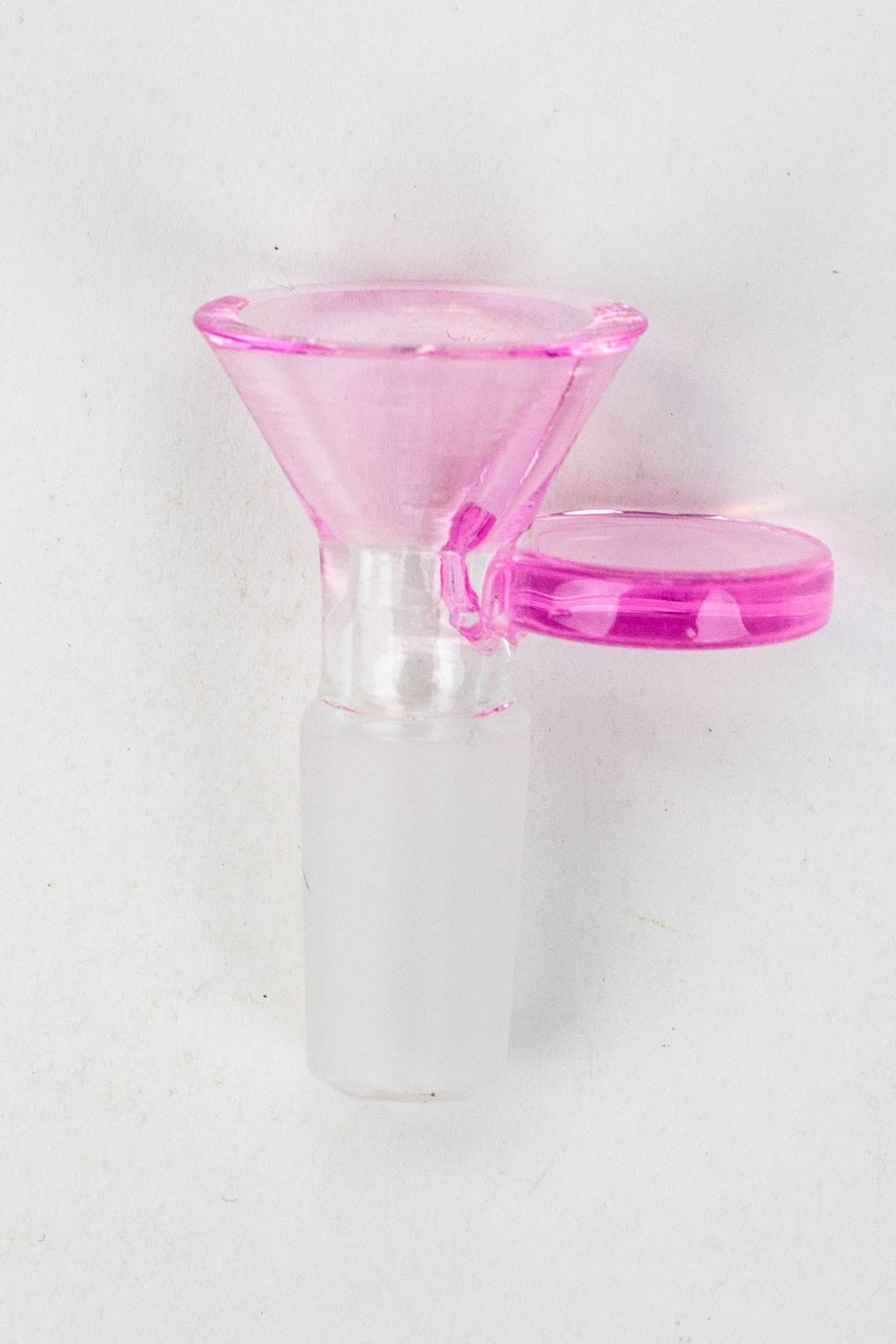Color Glass bowl with round handle