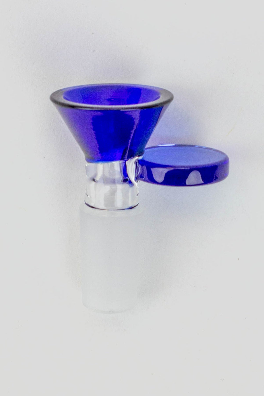 Color Glass bowl with round handle