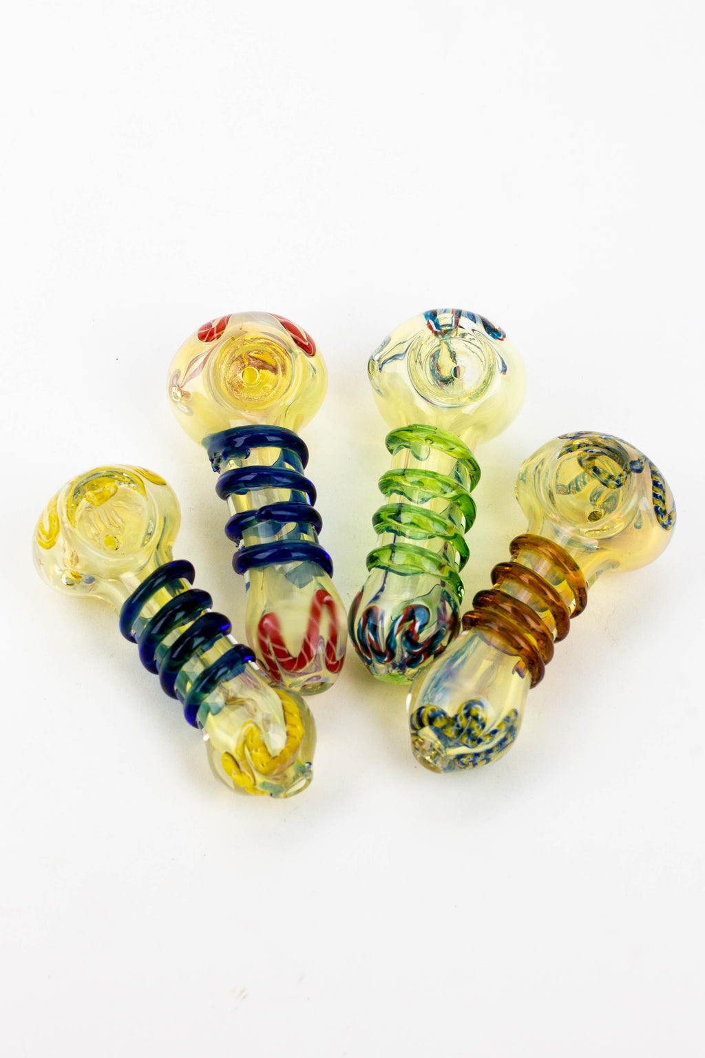 3.5" soft glass hand pipe - 8753
