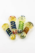 3.5" soft glass hand pipe - 8753