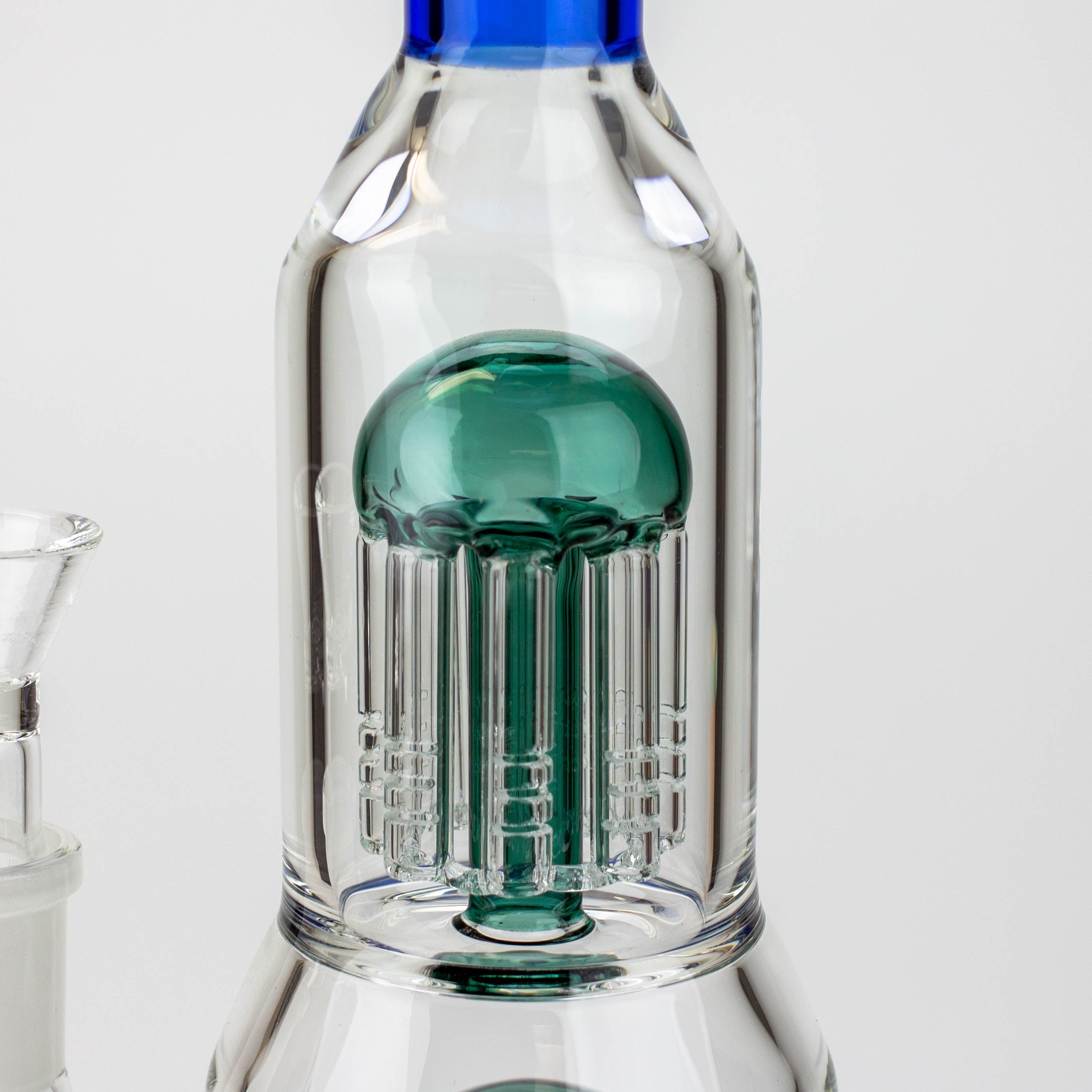 12” Infyniti double percolator glass bubbler