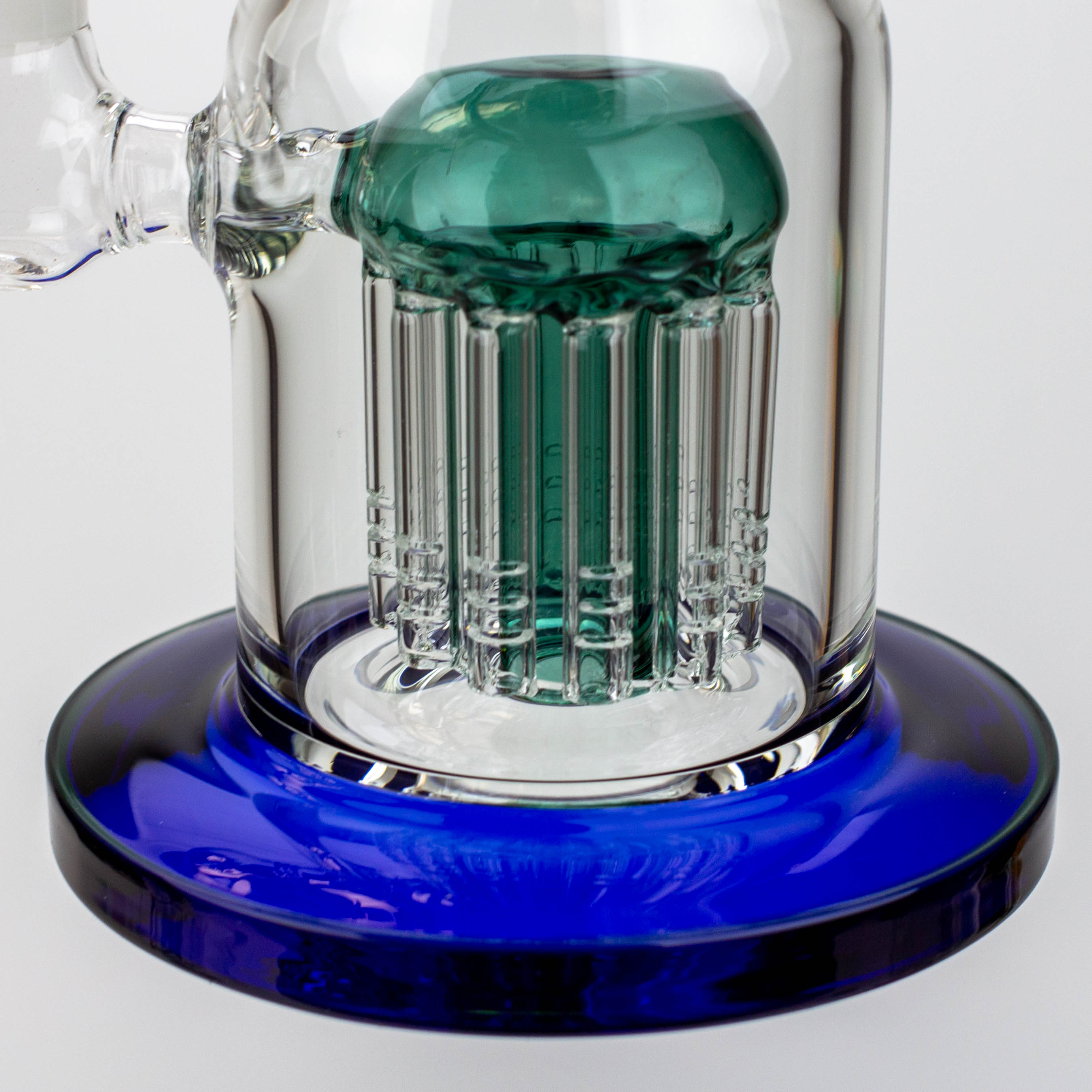 12” Infyniti double percolator glass bubbler