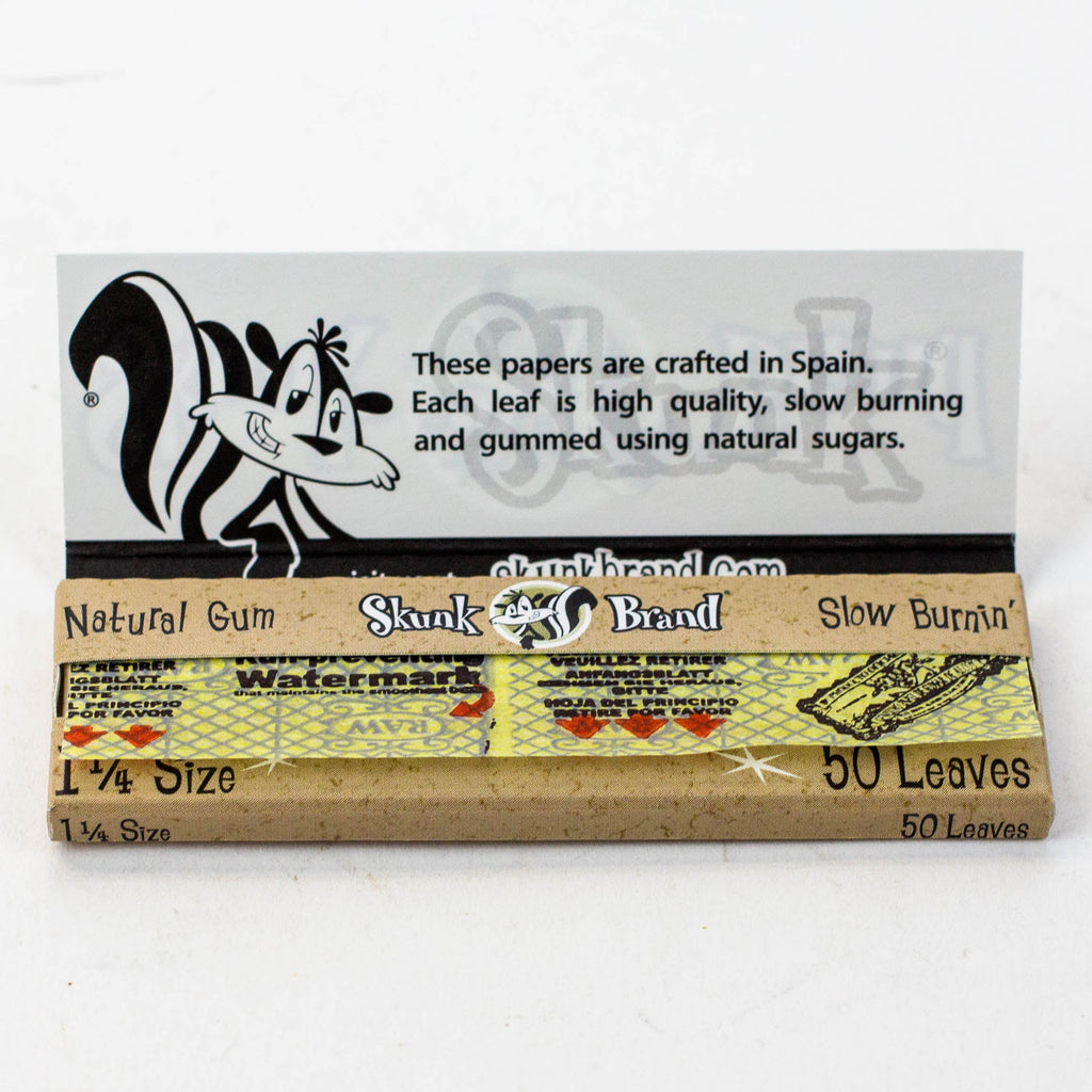 Skunk Brand Hemp Rolling Papers 1 1/4 Box of 25
