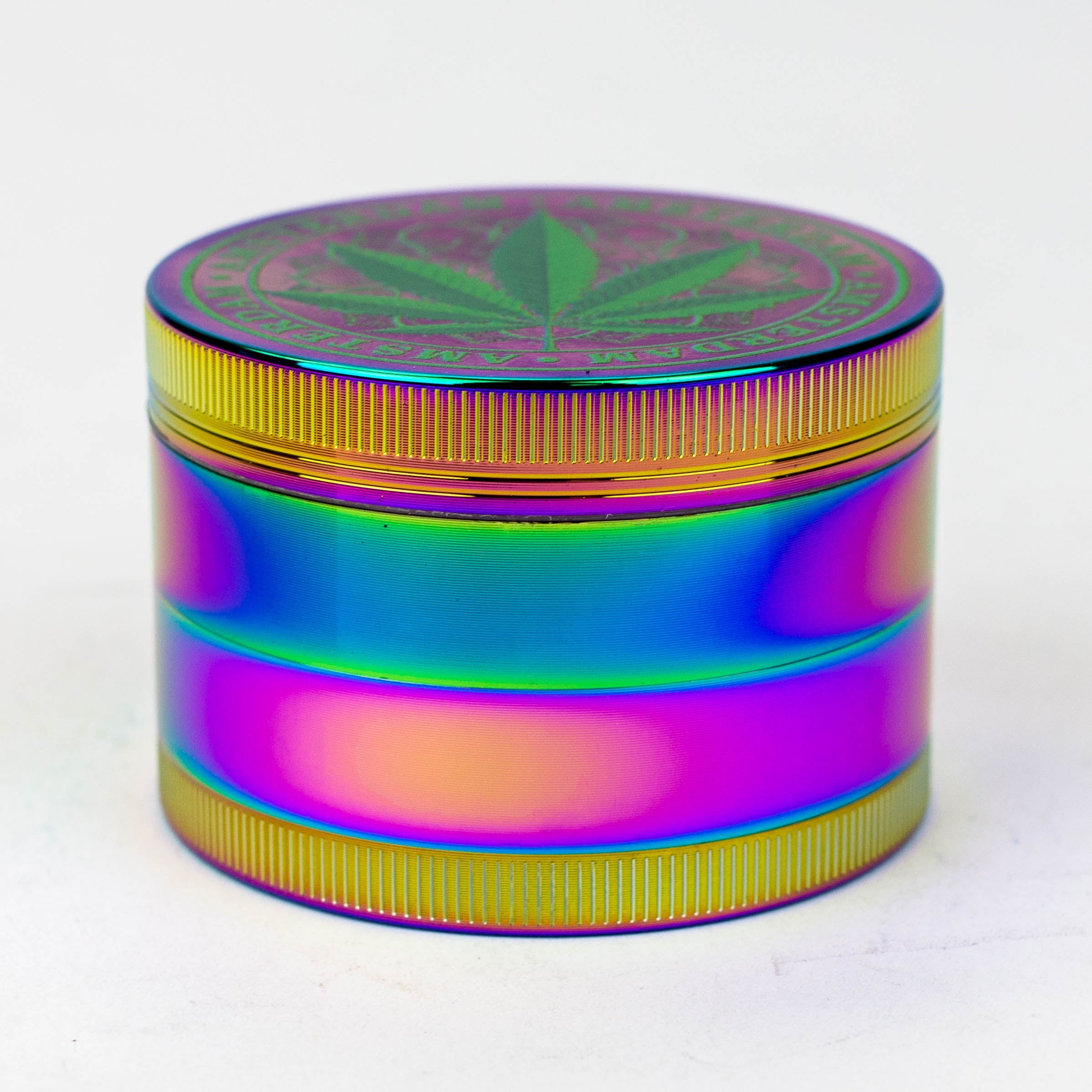 GENIE 4 parts 63 mm Leaf rainbow metal grinder Box of 6