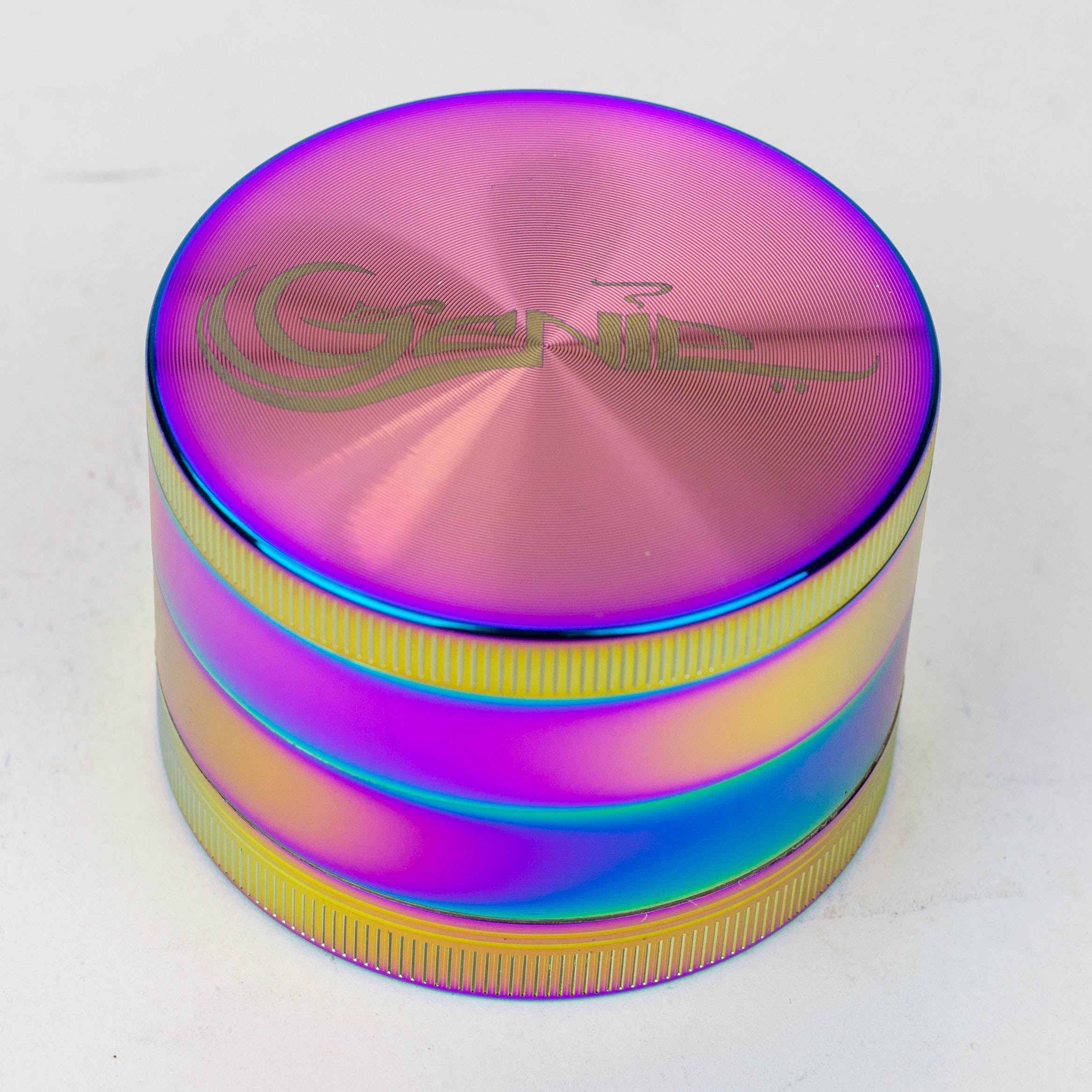 GENIE 4 parts 63 mm Leaf rainbow metal grinder Box of 6