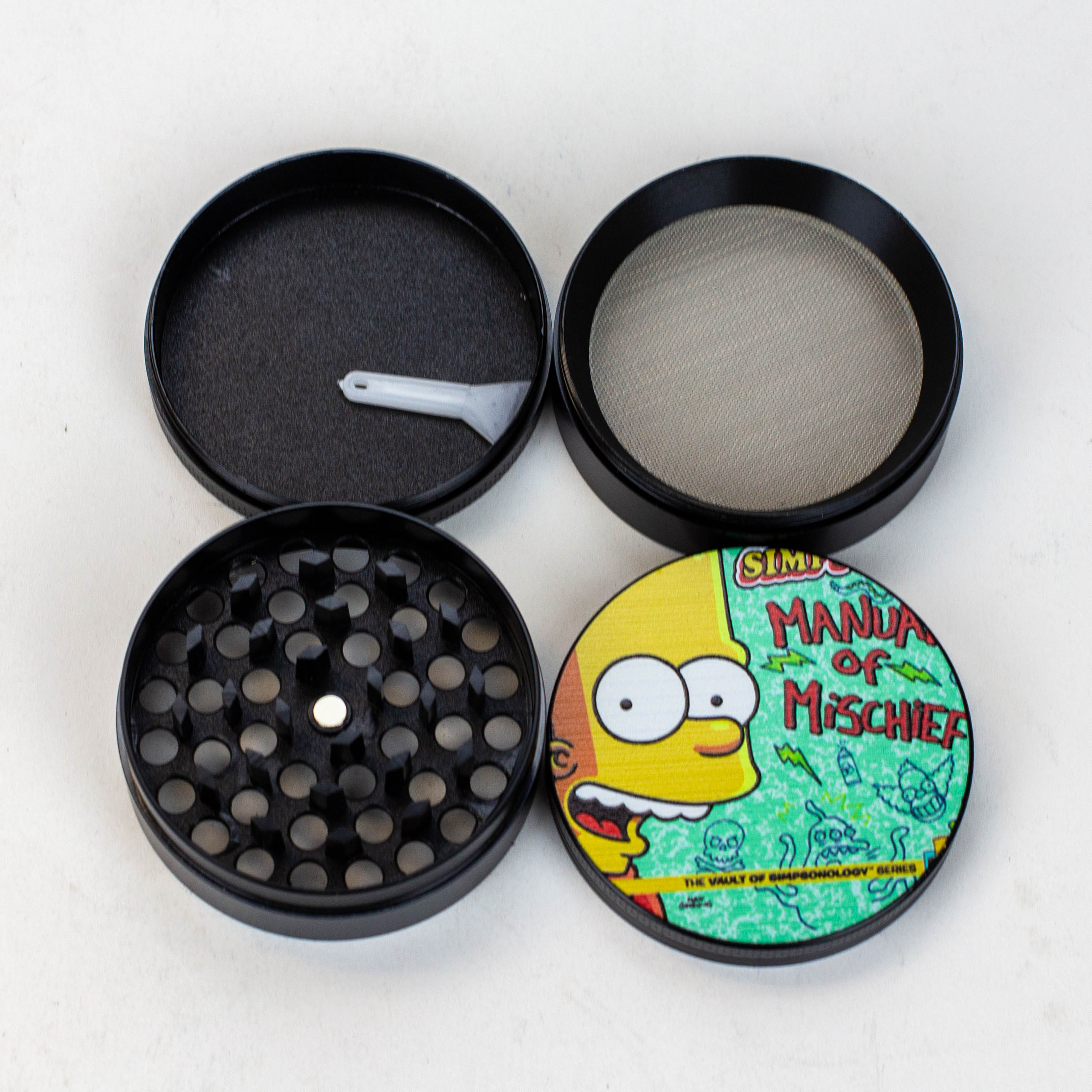 4 parts 63 mm Cartoon Metal grinder Box of 6