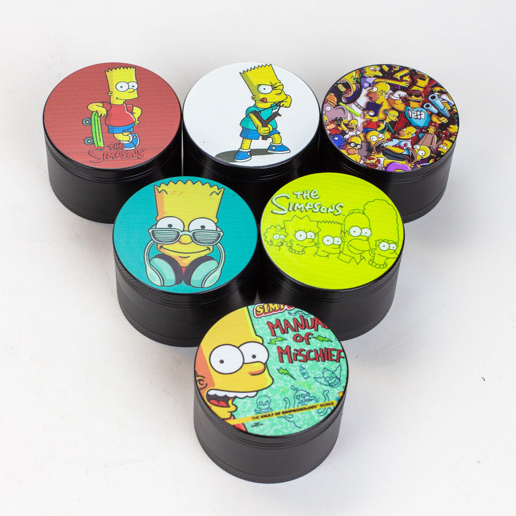 4 parts 63 mm Cartoon Metal grinder Box of 6