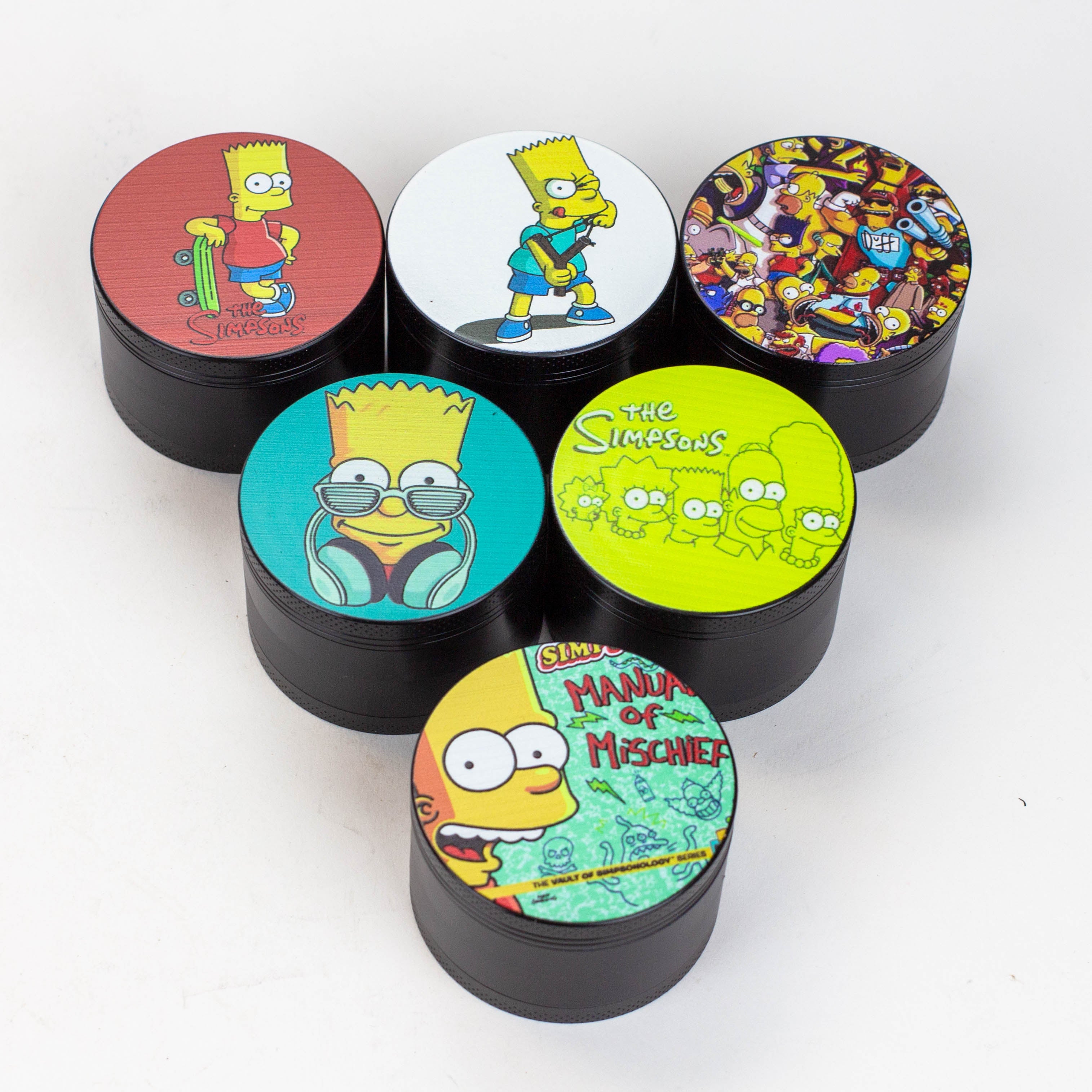 4 parts 63 mm Cartoon Metal grinder Box of 6