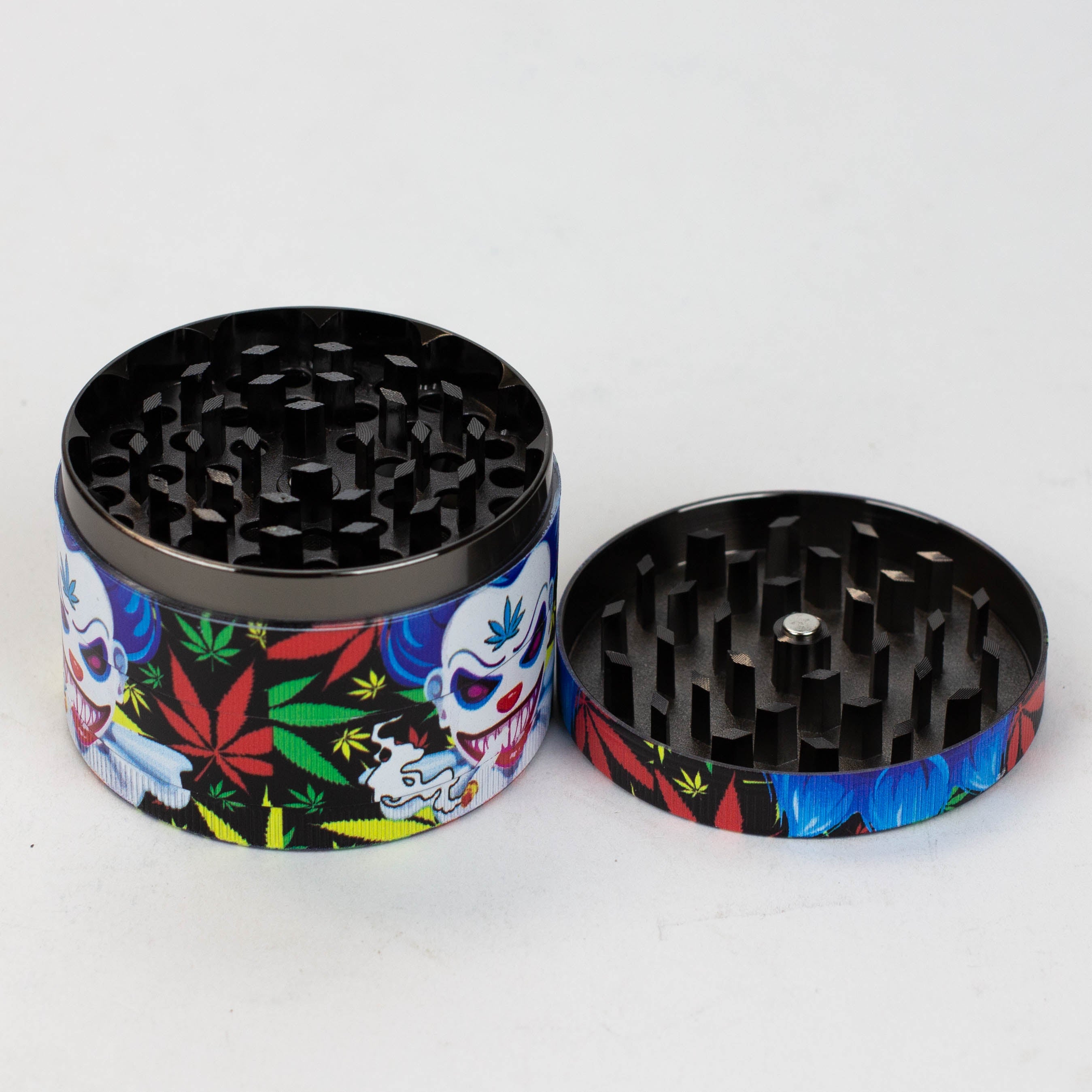 GENIE 4 parts 63 mm clown Metal grinder Box of 6