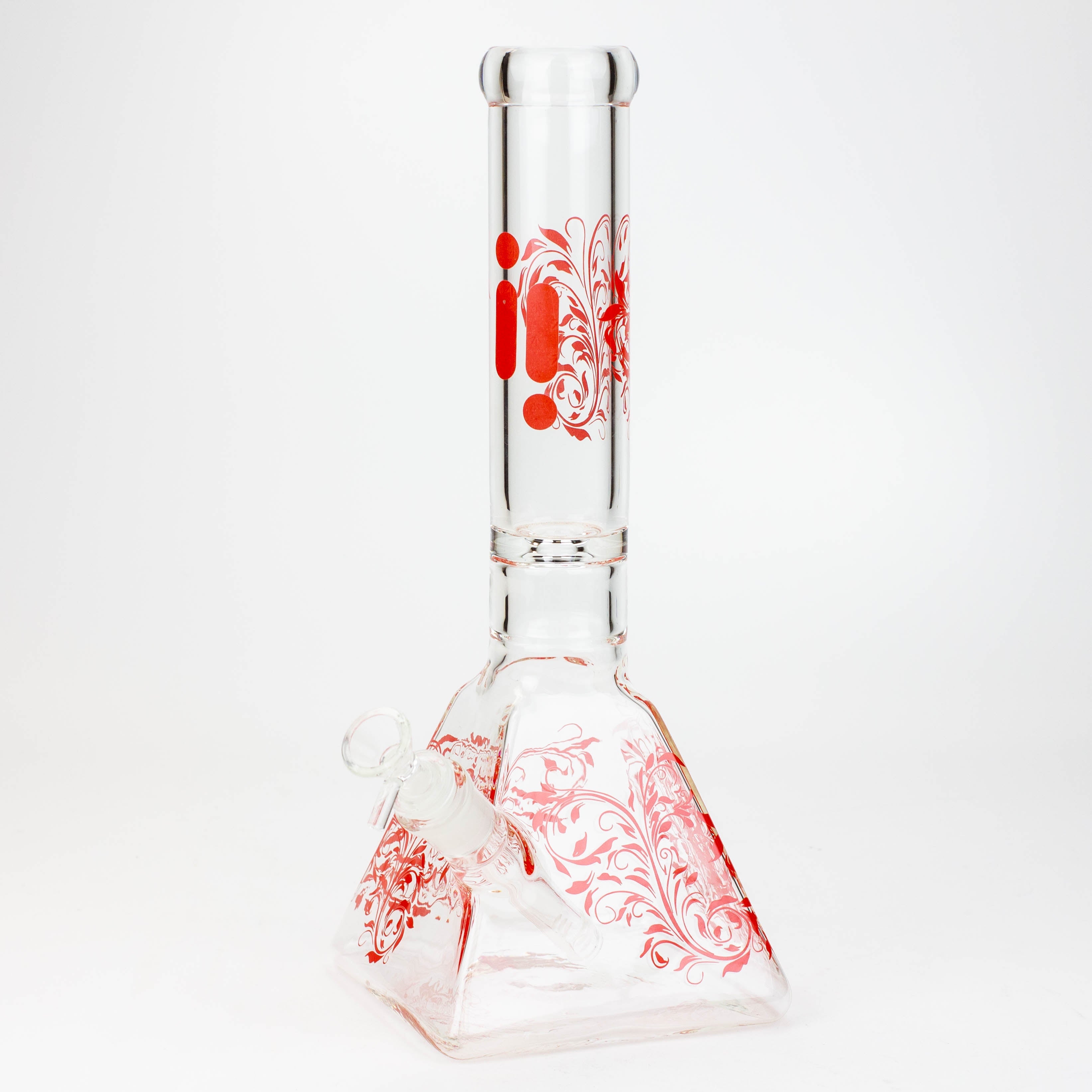 13" Infyniti 7 mm pyramid beaker bong