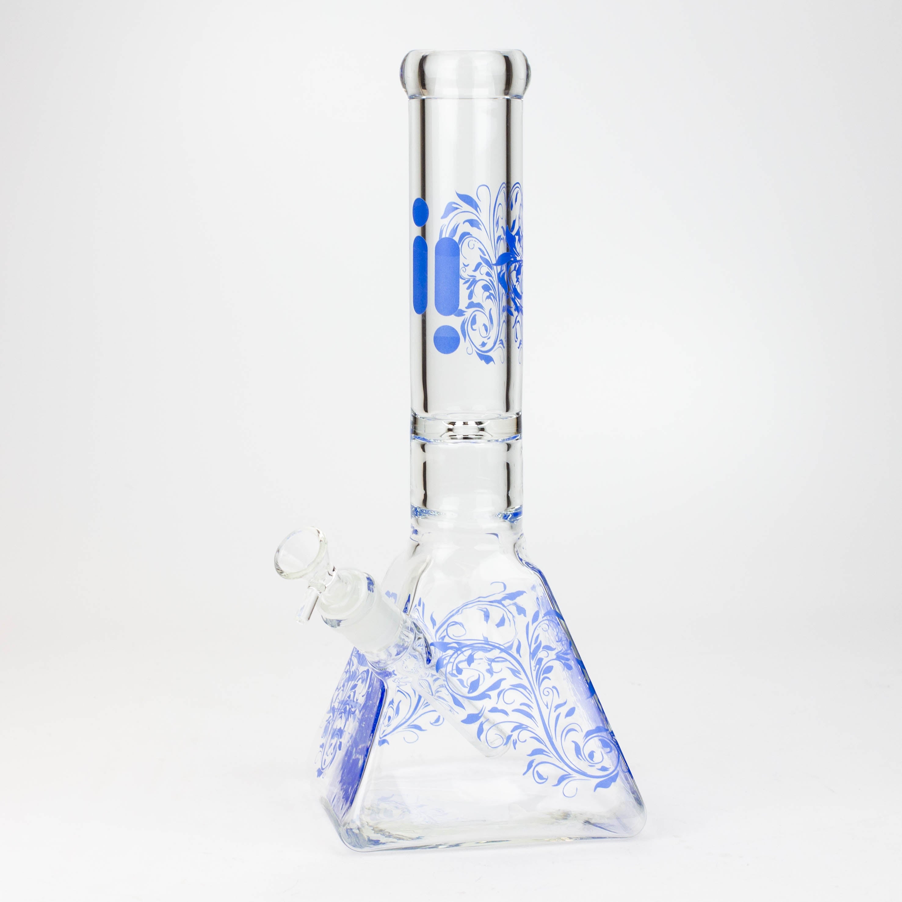 13" Infyniti 7 mm pyramid beaker bong