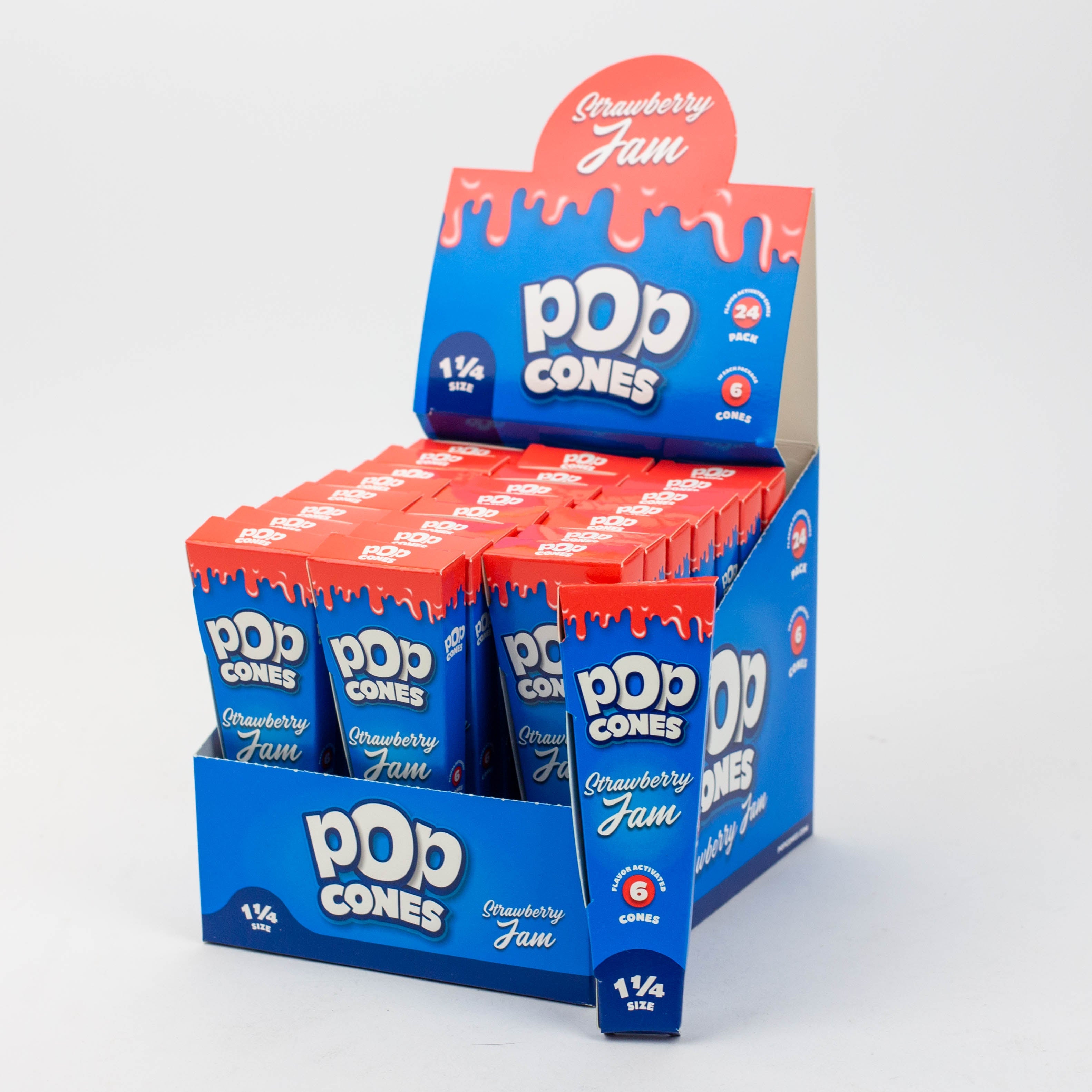 Pop Cones 1 1/4 Pre-rolled cones Box of 24