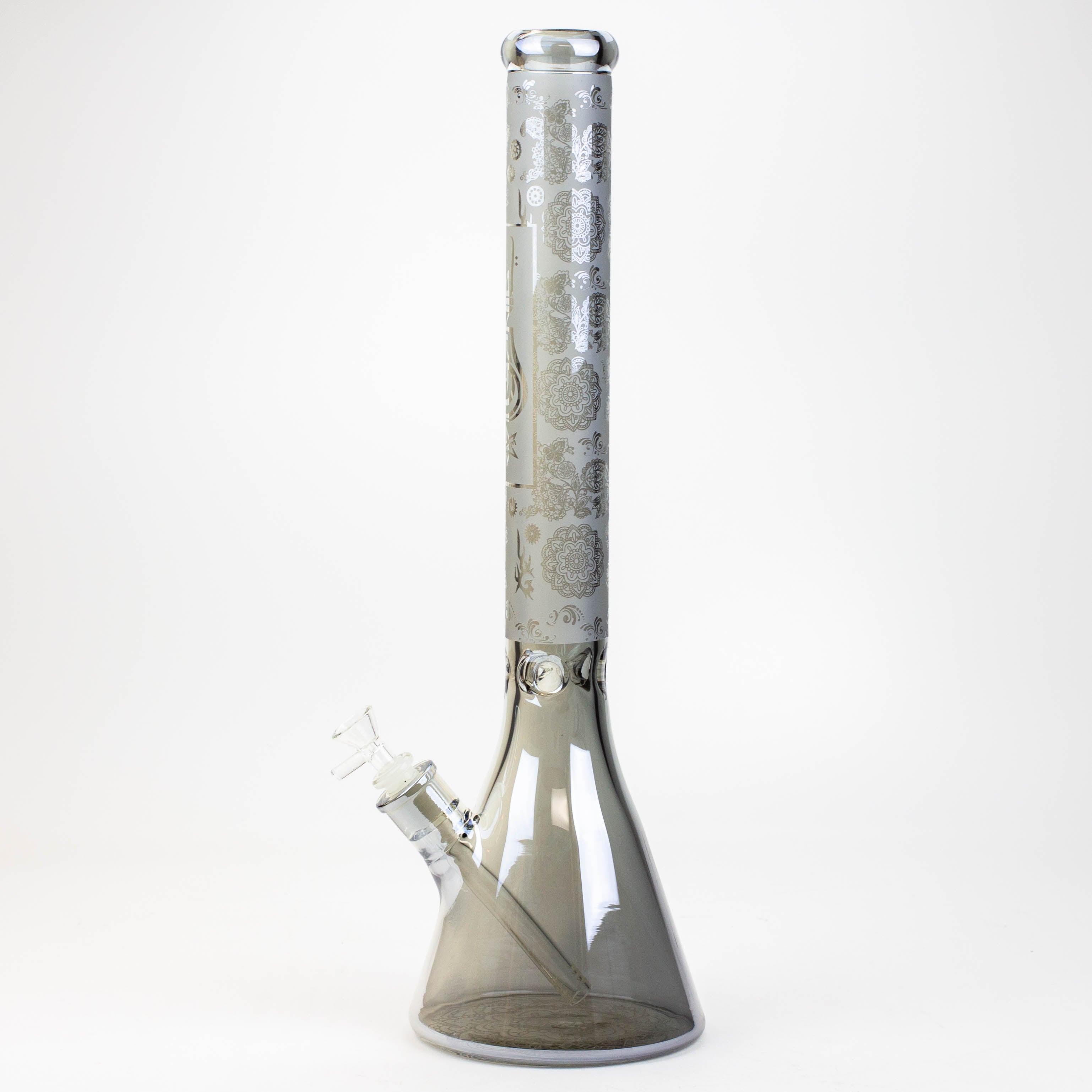 19" GENIE / 7 mm / Electroplated glass beaker bong