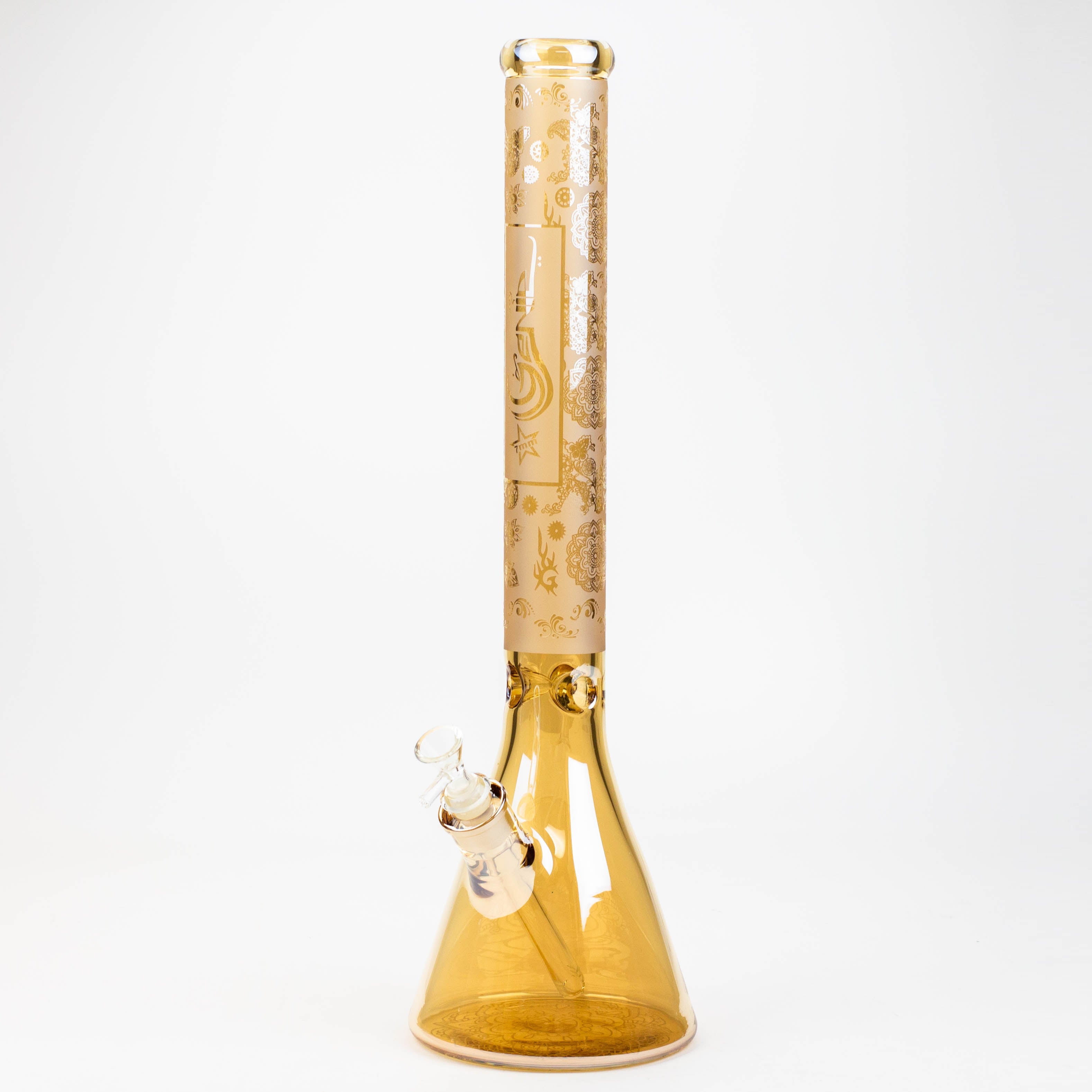19" GENIE / 7 mm / Electroplated glass beaker bong