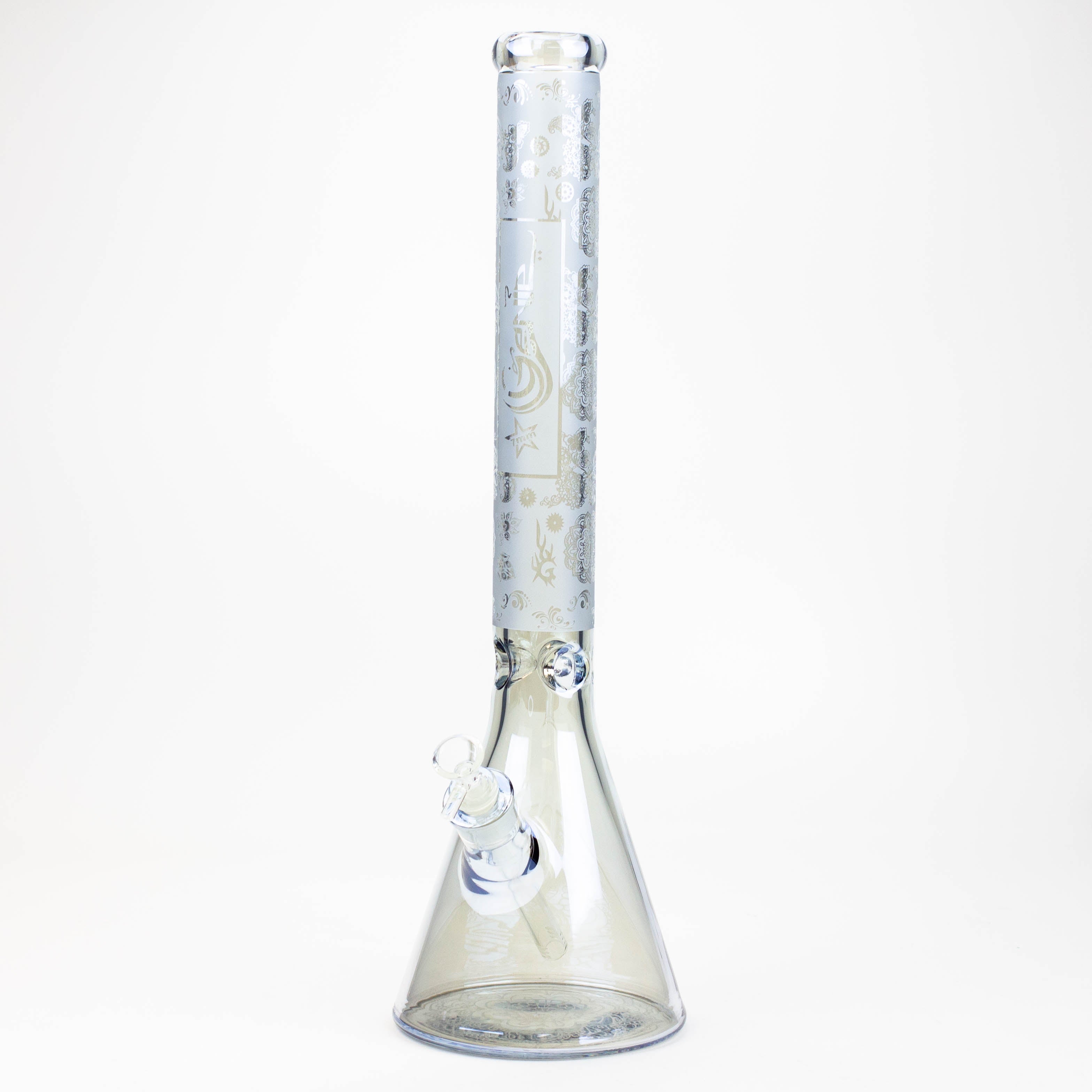 19" GENIE / 7 mm / Electroplated glass beaker bong