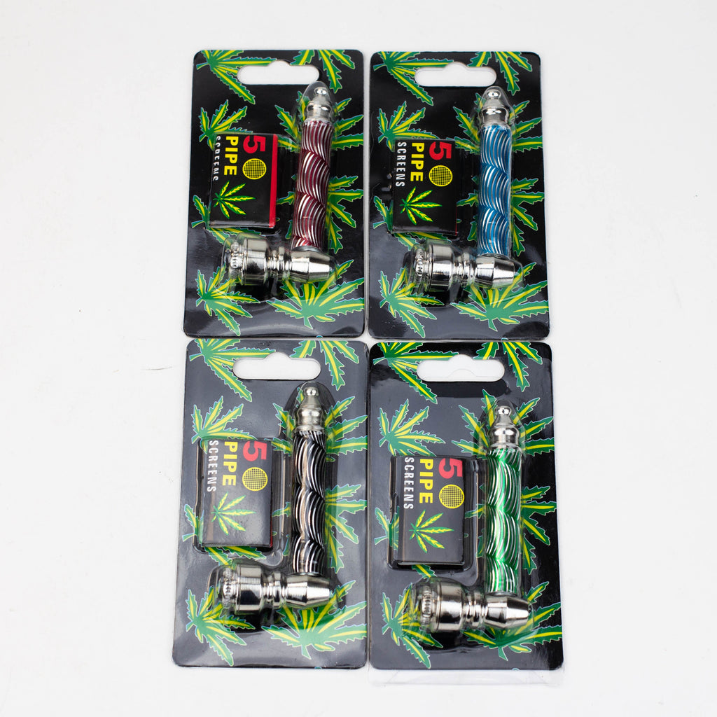 3" Metal Pipe with screen Box of 12