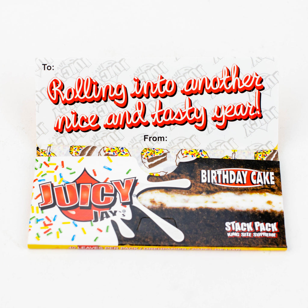 Juicy Jay's Birthday Cake King size Supreme Stack Pack rolling paper Box of 24