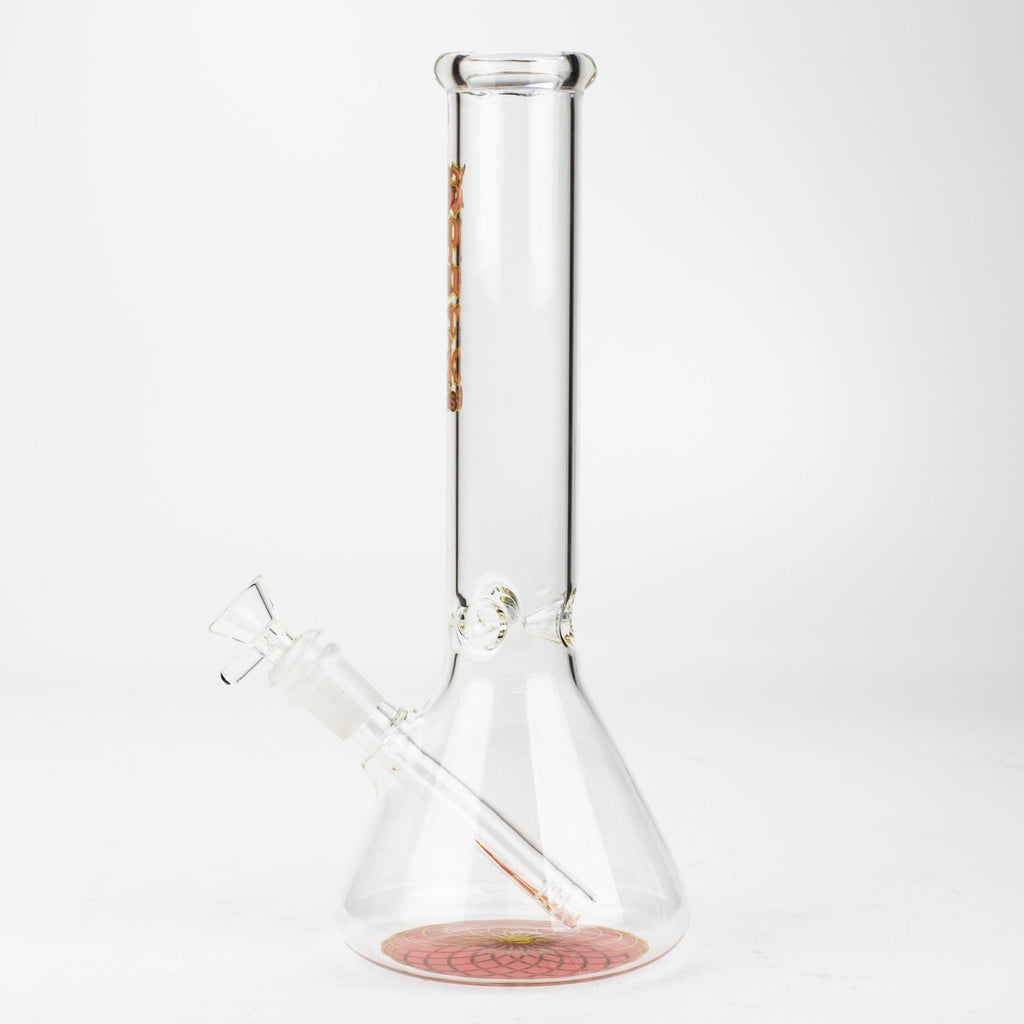 12" SPARK beaker glass water bong