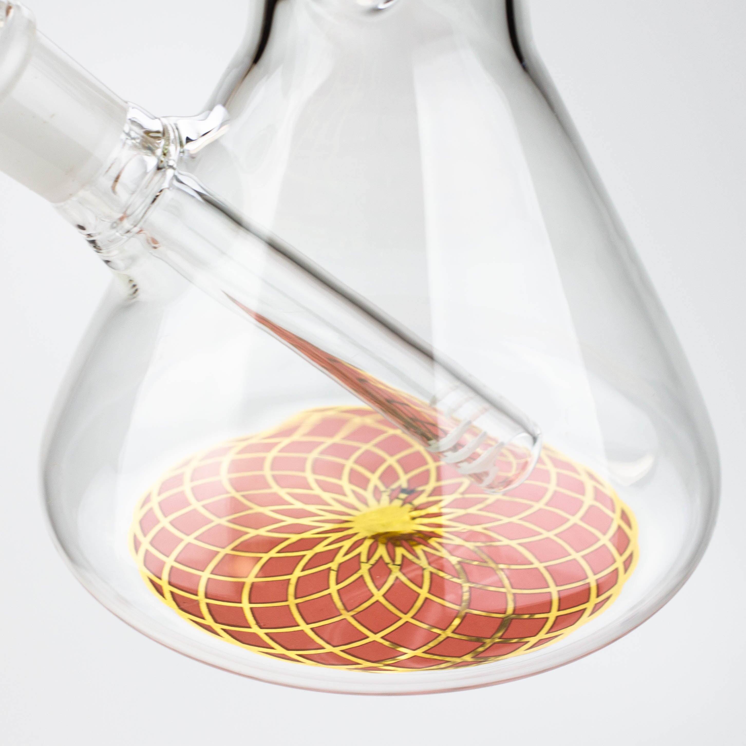 12" SPARK beaker glass water bong