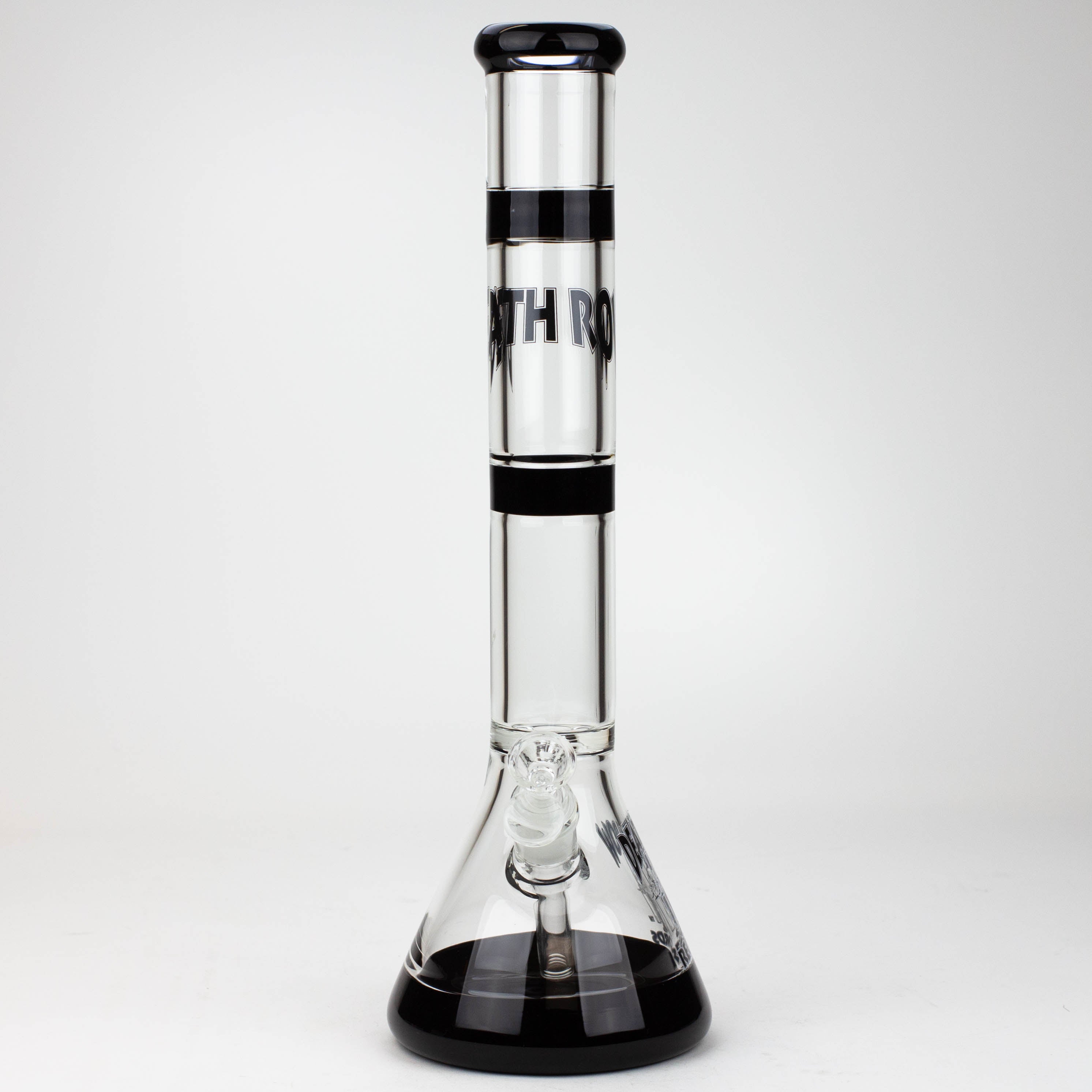 DEATH ROW-15.5"  7 mm Glass water pipe by Infyniti