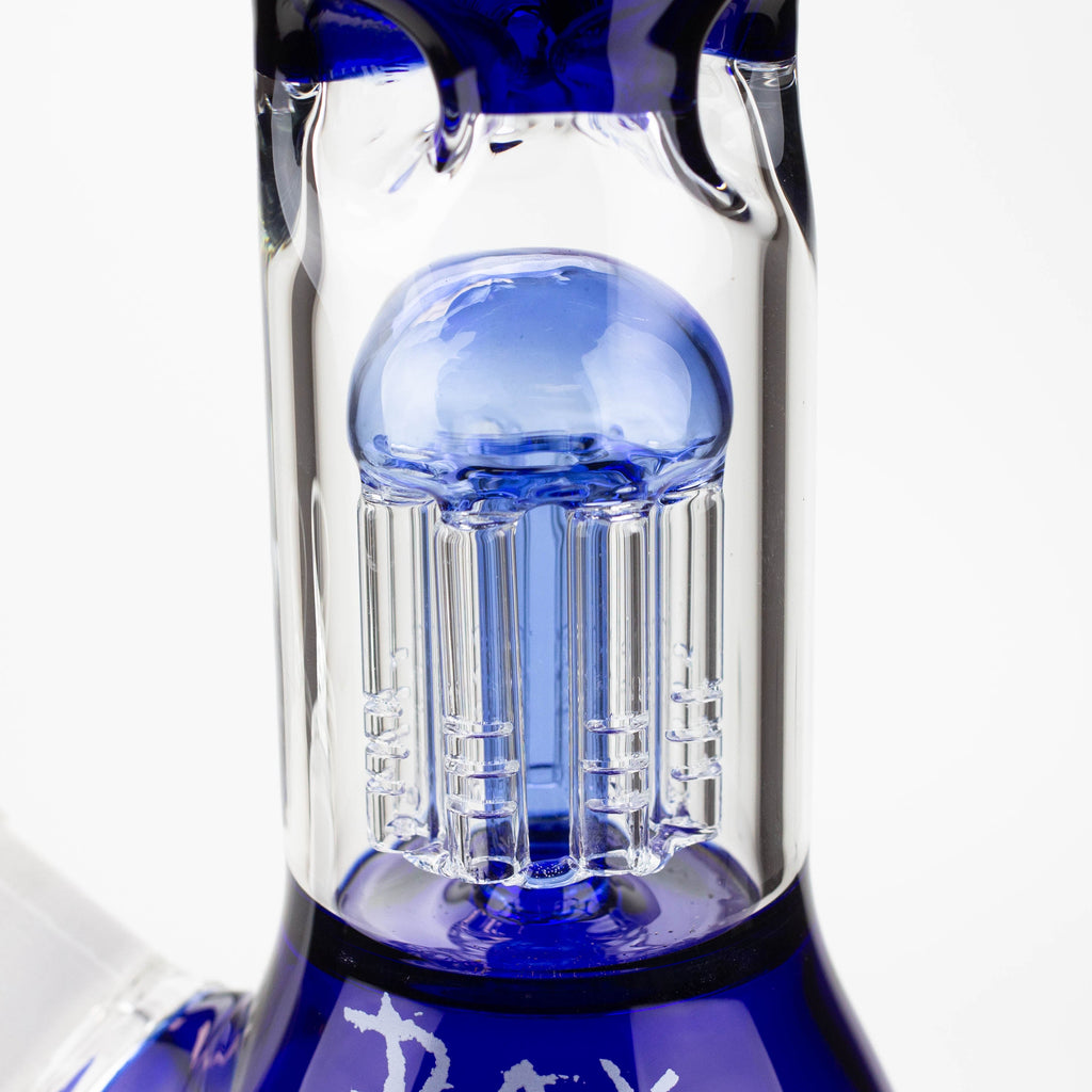 THE TRAGICALLY HIP-15.5" blue glass water pipe with single percolator by Infyniti
