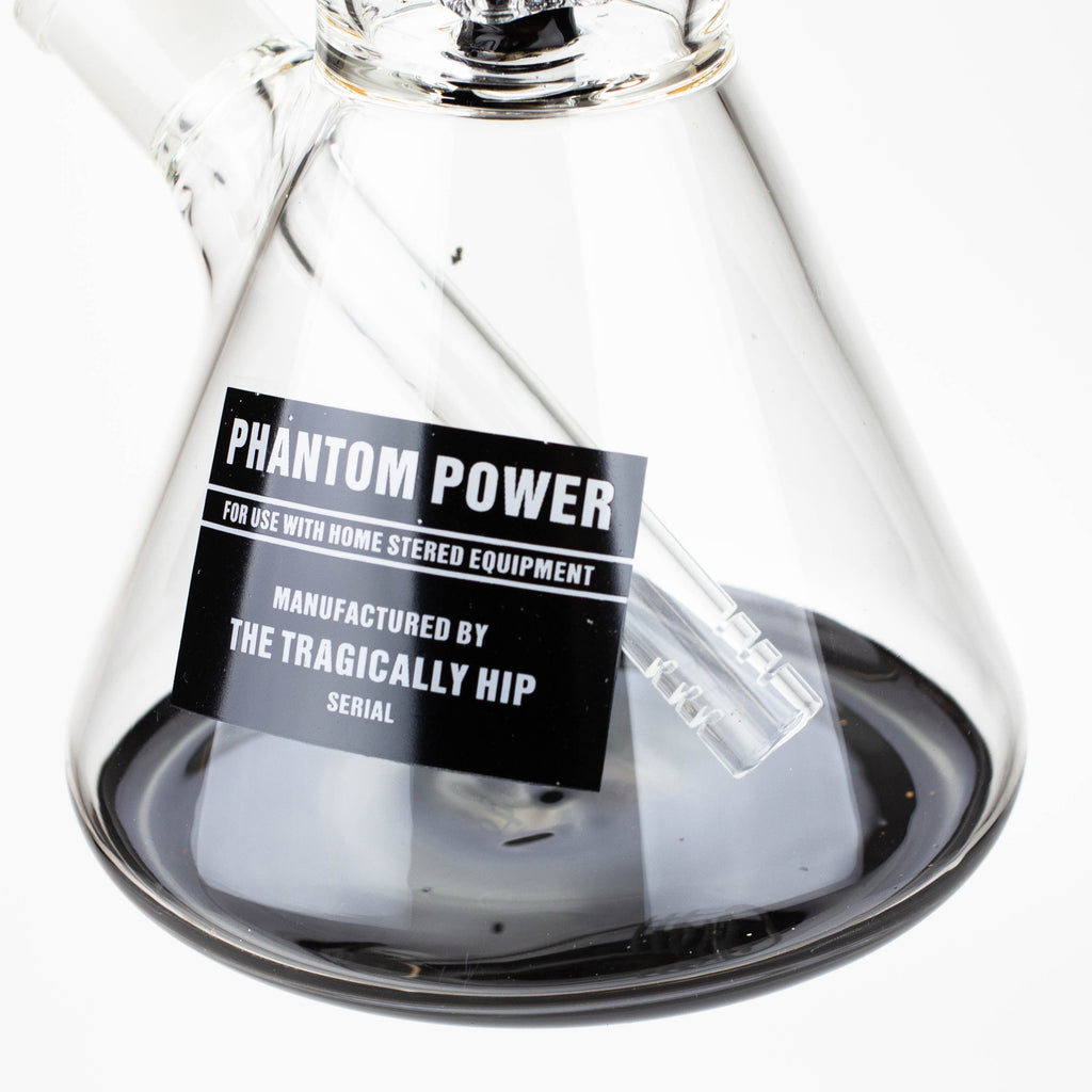 THE TRAGICALLY HIP-15.5" glass water pipe with single percolator by Infyniti