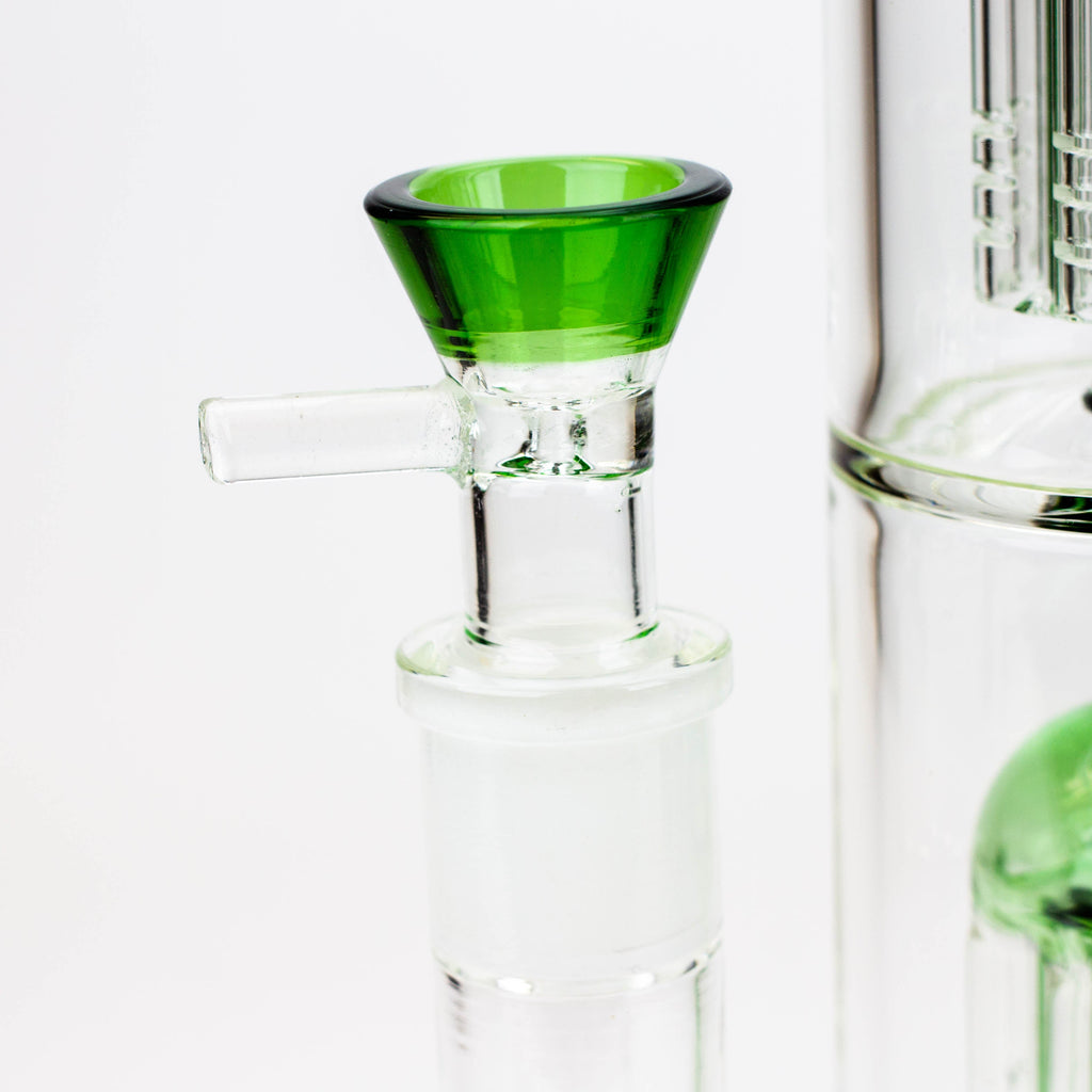 16" Infyniti Triple tree arms percolator glass bong-Gr