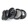 iHUMO | OFFER Best 2 in 1 Grinder & USB Lighter, 4 Parts (63mm)