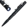 6″ Tactical Pen with LED Light – Black Self-Defense & Utility Tool [9803]