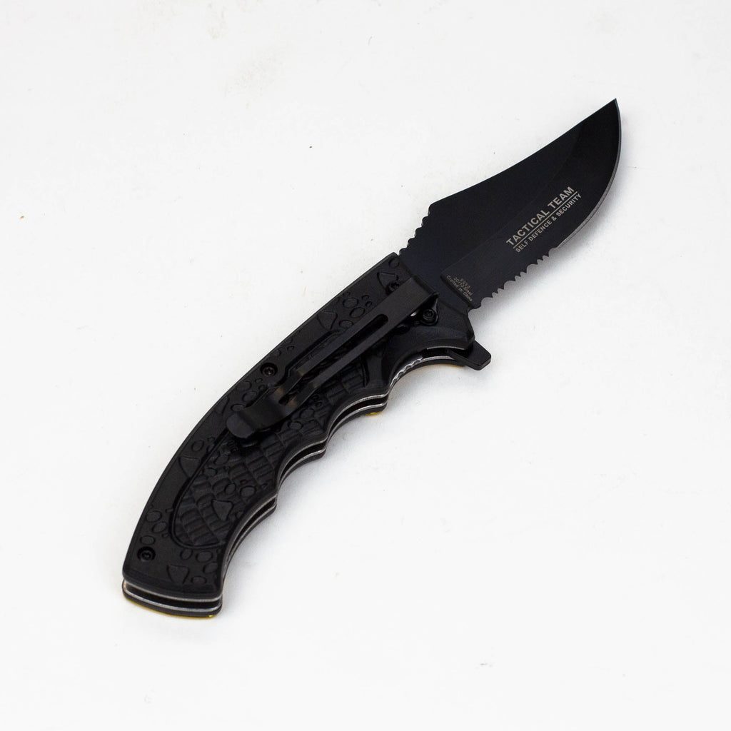 Hunt-Down 8″ Rainbow Tiger Paw Stainless 3CR13 Steel Folding Knife