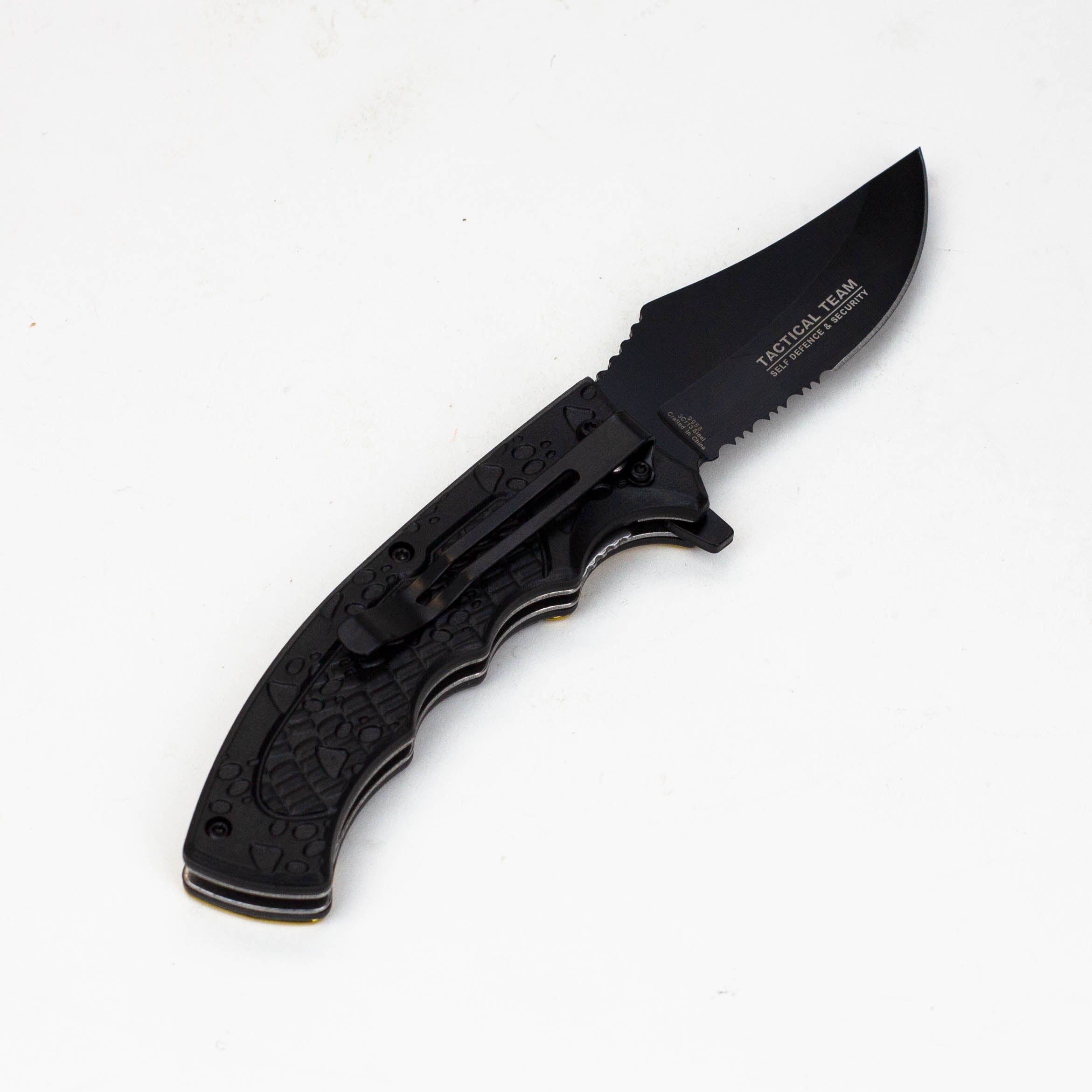 Hunt-Down 8″ Rainbow Tiger Paw Stainless 3CR13 Steel Folding Knife