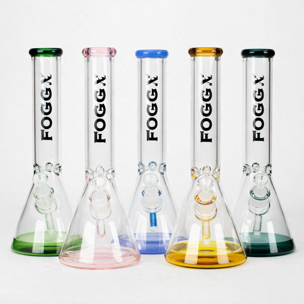 FOGGX | 14" Beaker Glass Bong – 7mm Thick [FT540]