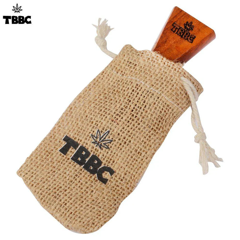 TBBC Double Barrel Wooden Joint Holder (2-in-1) | Wholesale Bulk Pack (64)