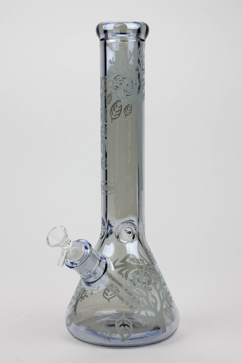 14" XTREME Glass / 7 mm / Tree of life Electroplated Glass beaker Bong