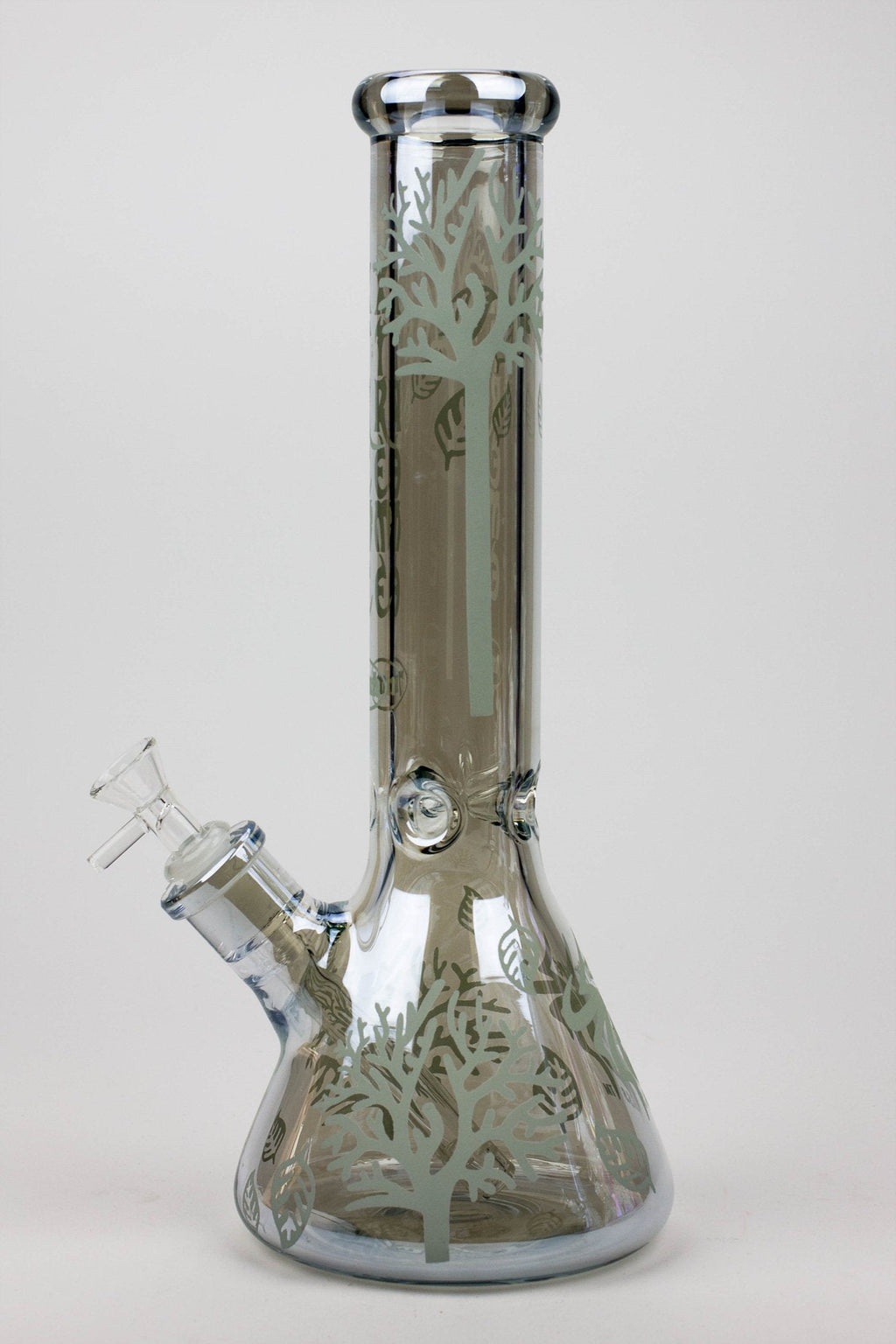 14" XTREME Glass / 7 mm / Tree of life Electroplated Glass beaker Bong