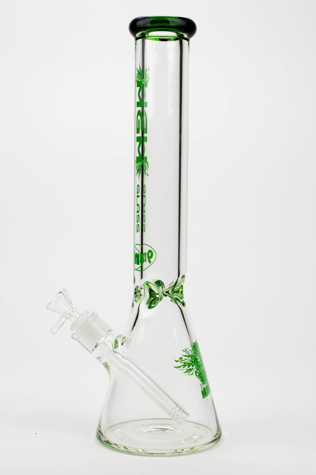 16" glass / 9 mm / beaker glass water bong-Color