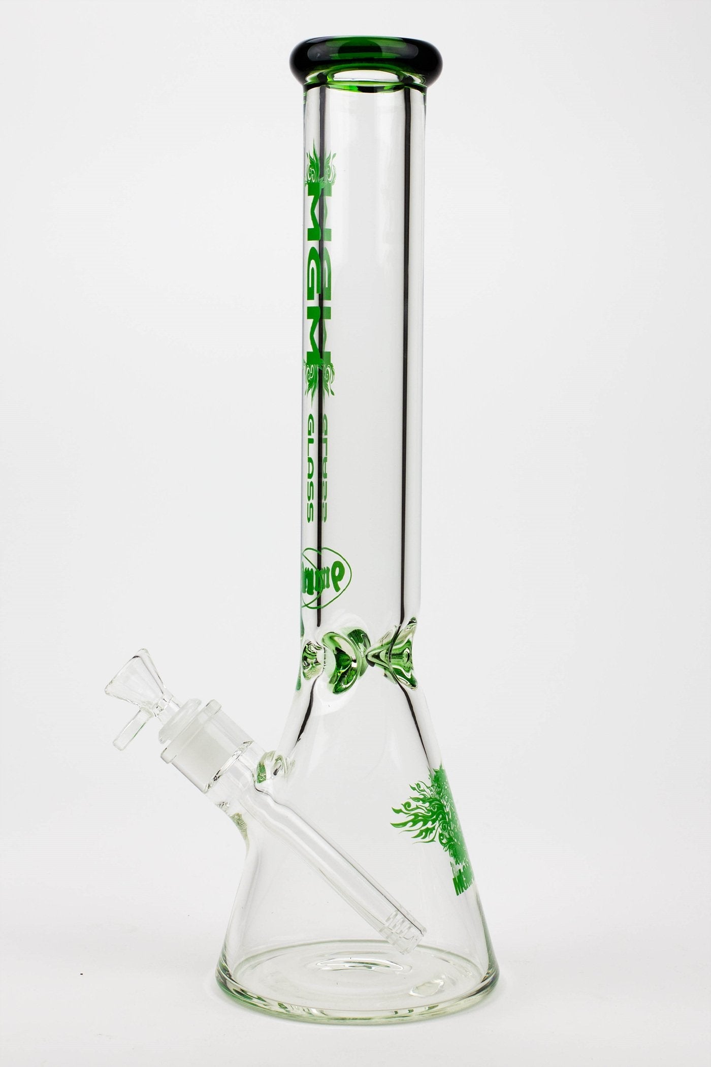 16" glass / 9 mm / beaker glass water bong-Color