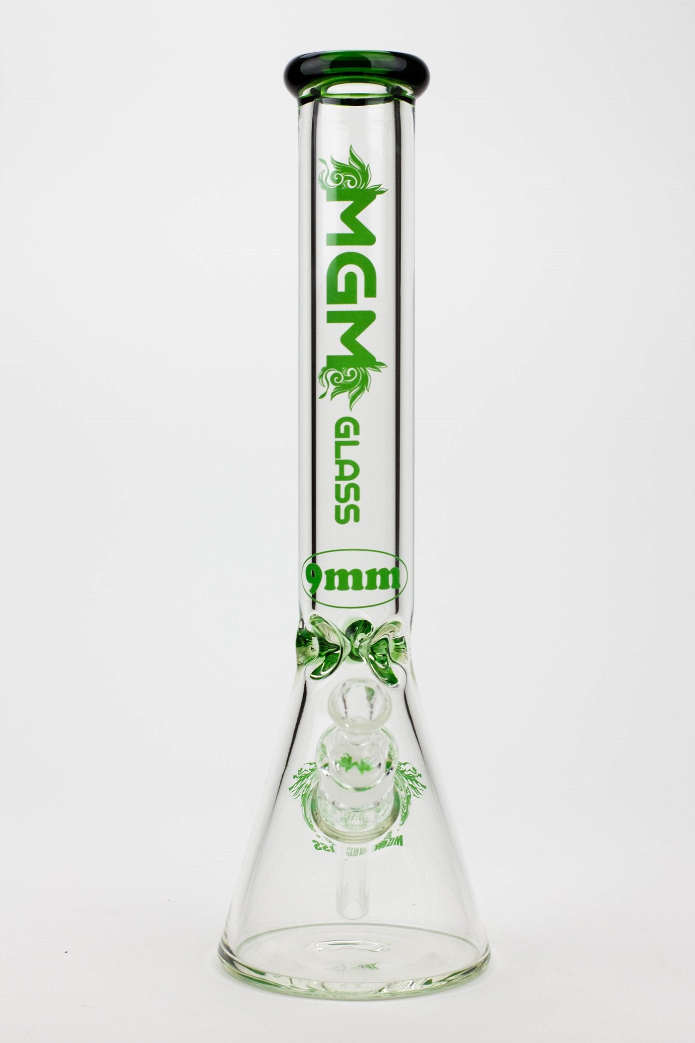 16" glass / 9 mm / beaker glass water bong-Color