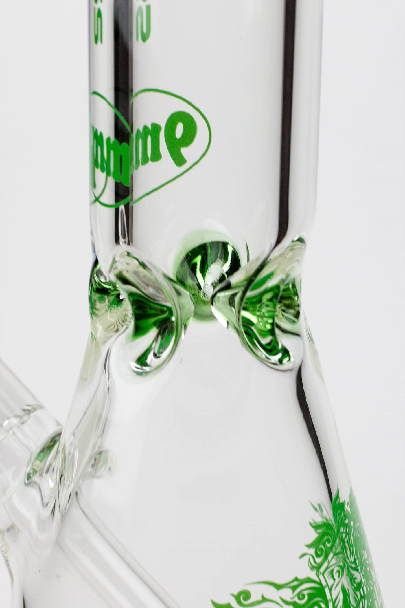 16" glass / 9 mm / beaker glass water bong-Color
