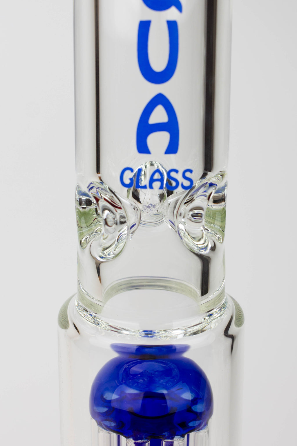 18.5" AQUA Glass Dual Tree arm / 7mm /glass water bong