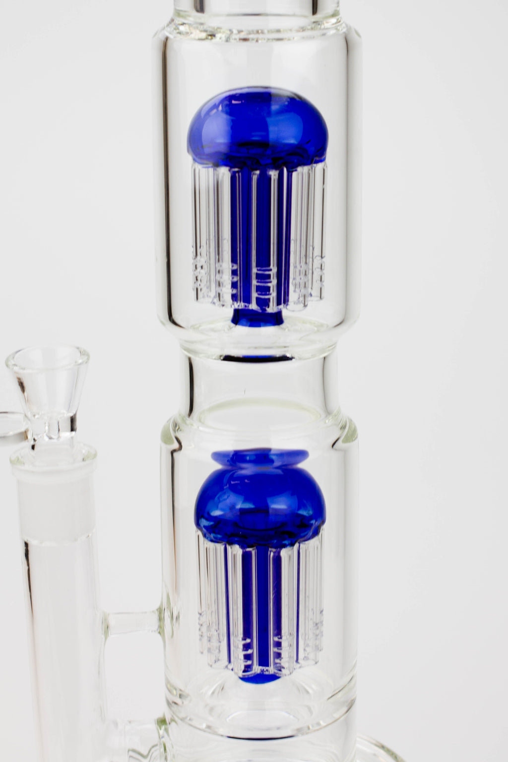 18.5" AQUA Glass Dual Tree arm / 7mm /glass water bong