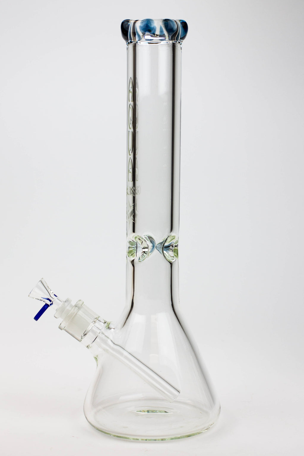 15.5" AQUA Glass / 9mm / glass beaker water bong