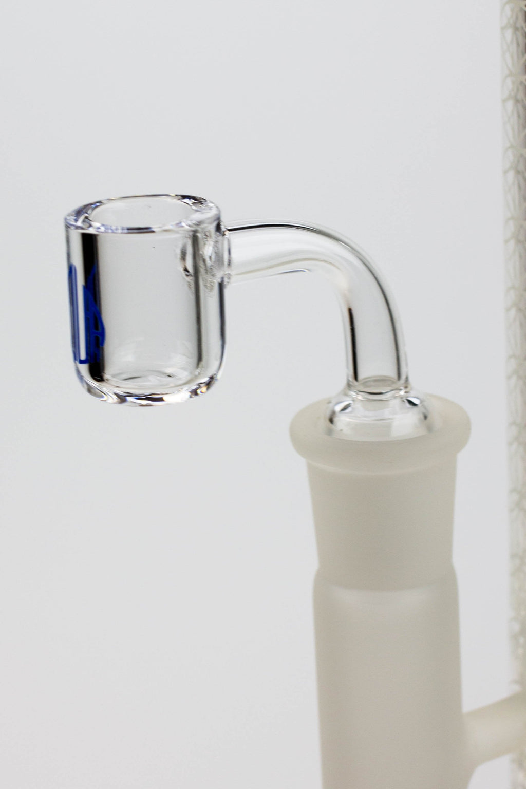 14" AQUA Glass / 2-in-1 / Dual honeycomb sandblast glass water bong