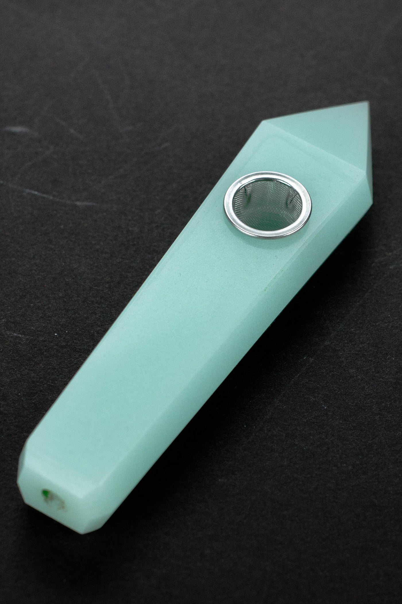 Acid Secs - Glow In The Dark Luminous Crystal Stone Smoking Pipe