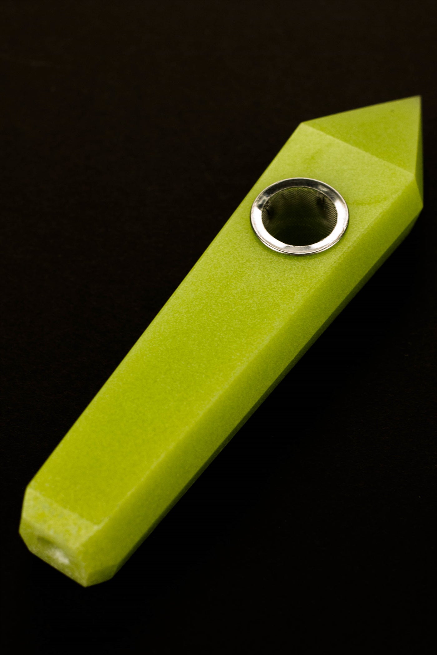Acid Secs - Glow In The Dark Luminous Crystal Stone Smoking Pipe