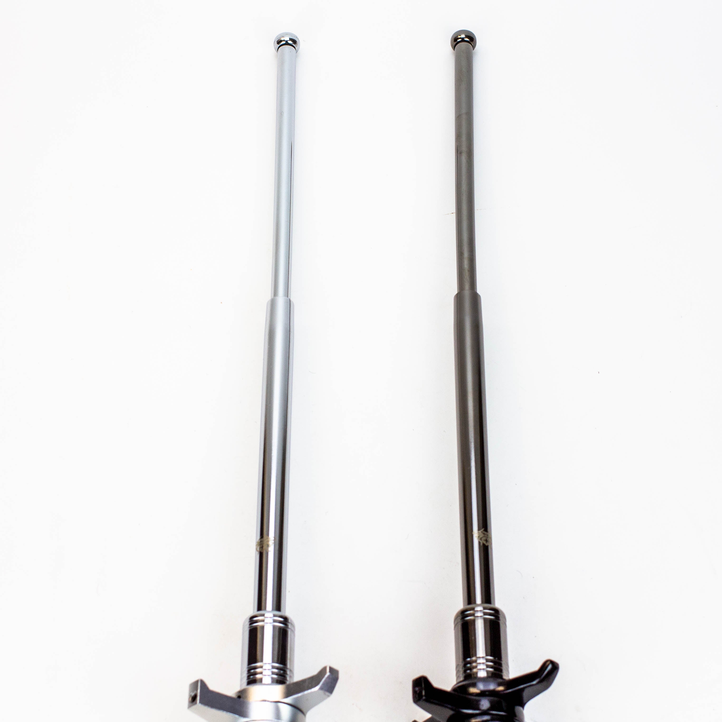 XTREME- Expandable Steel Baton with Guard / Hummer Rubber Handle / Solid Pole