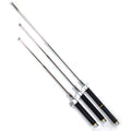 XTREME- Expandable Steel Baton with Guard / Hummer Rubber Handle / Solid Pole
